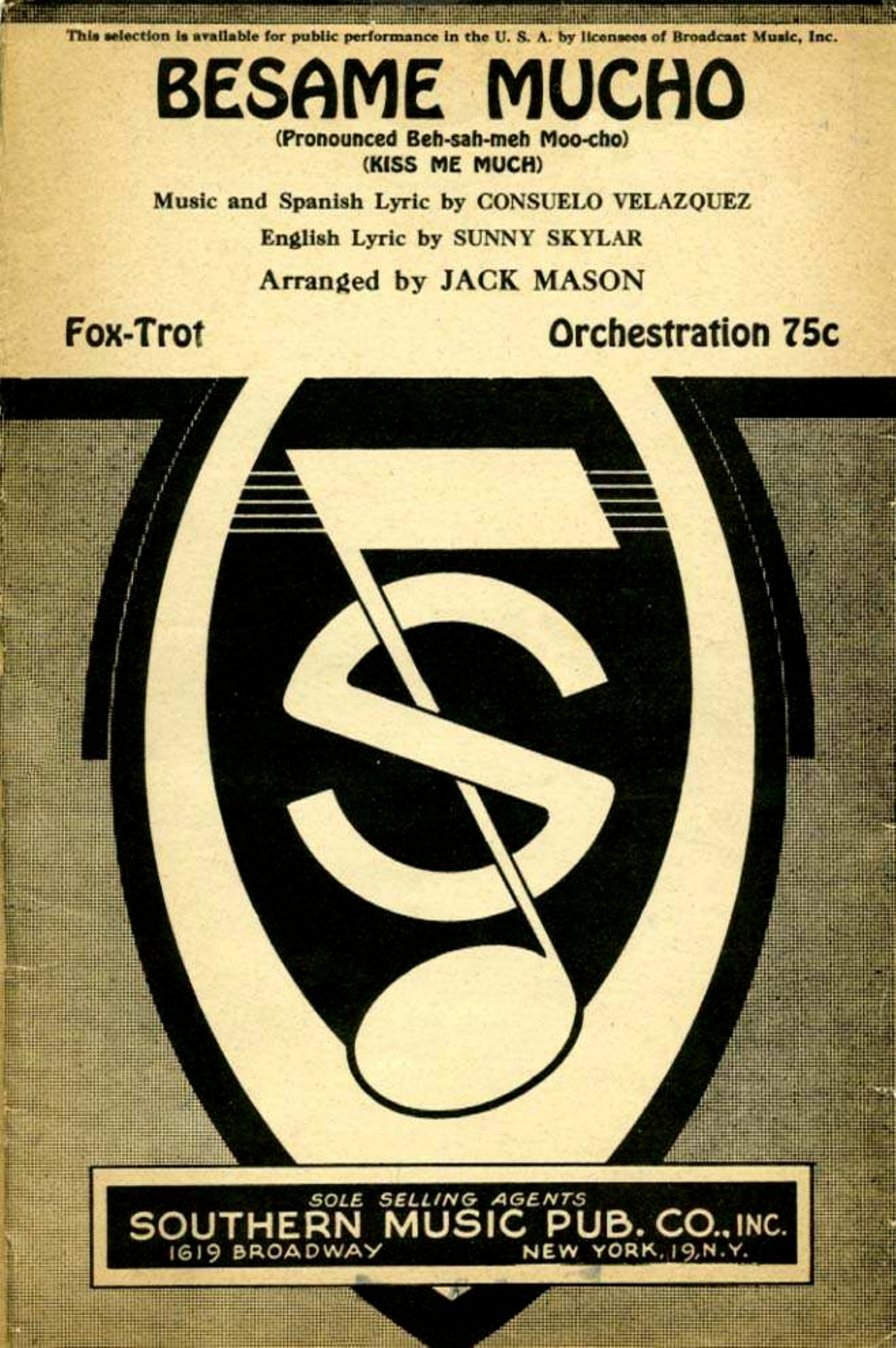 Besame Mucho (J.Mason)