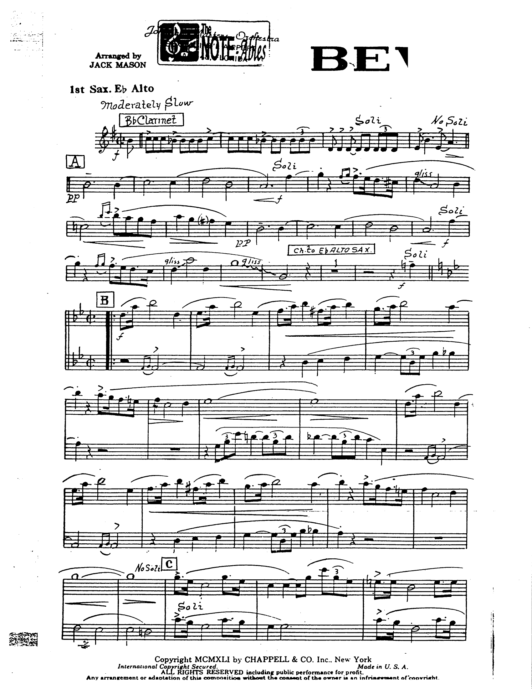 Bewitched (J.Mason) vocal 34