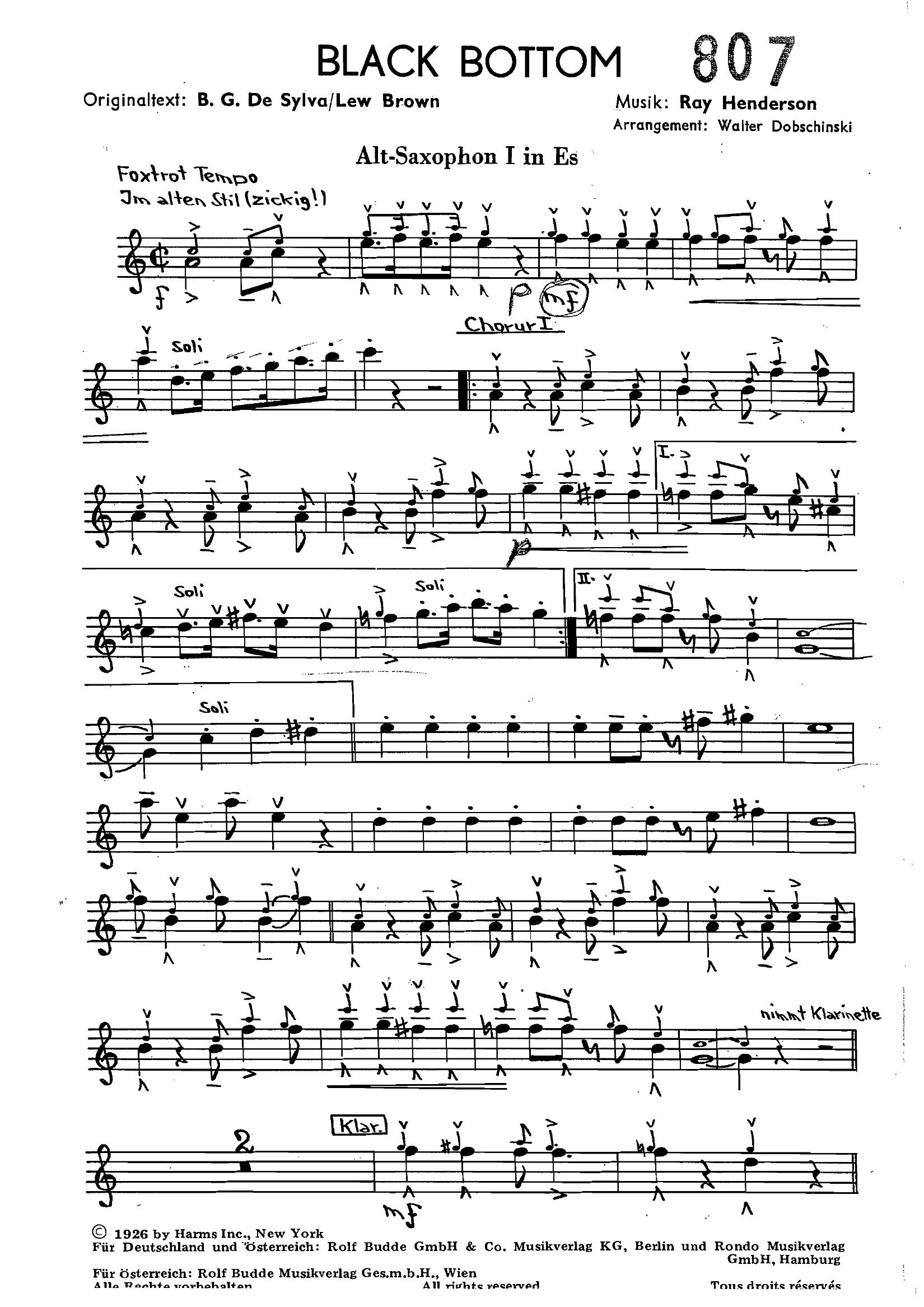 Black Bottom (W.Dobschinski)