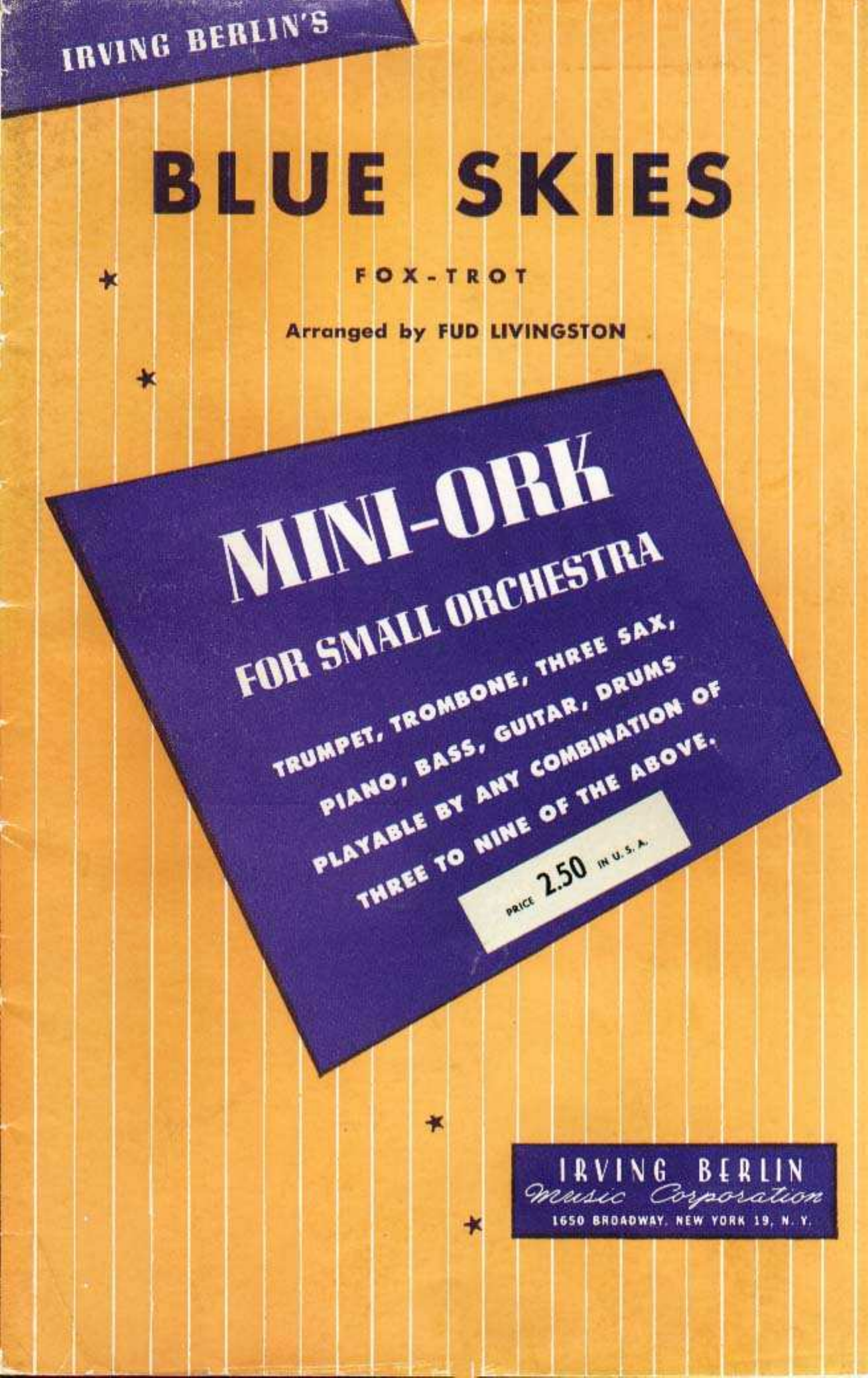 Blue Skies (F.Livingston)