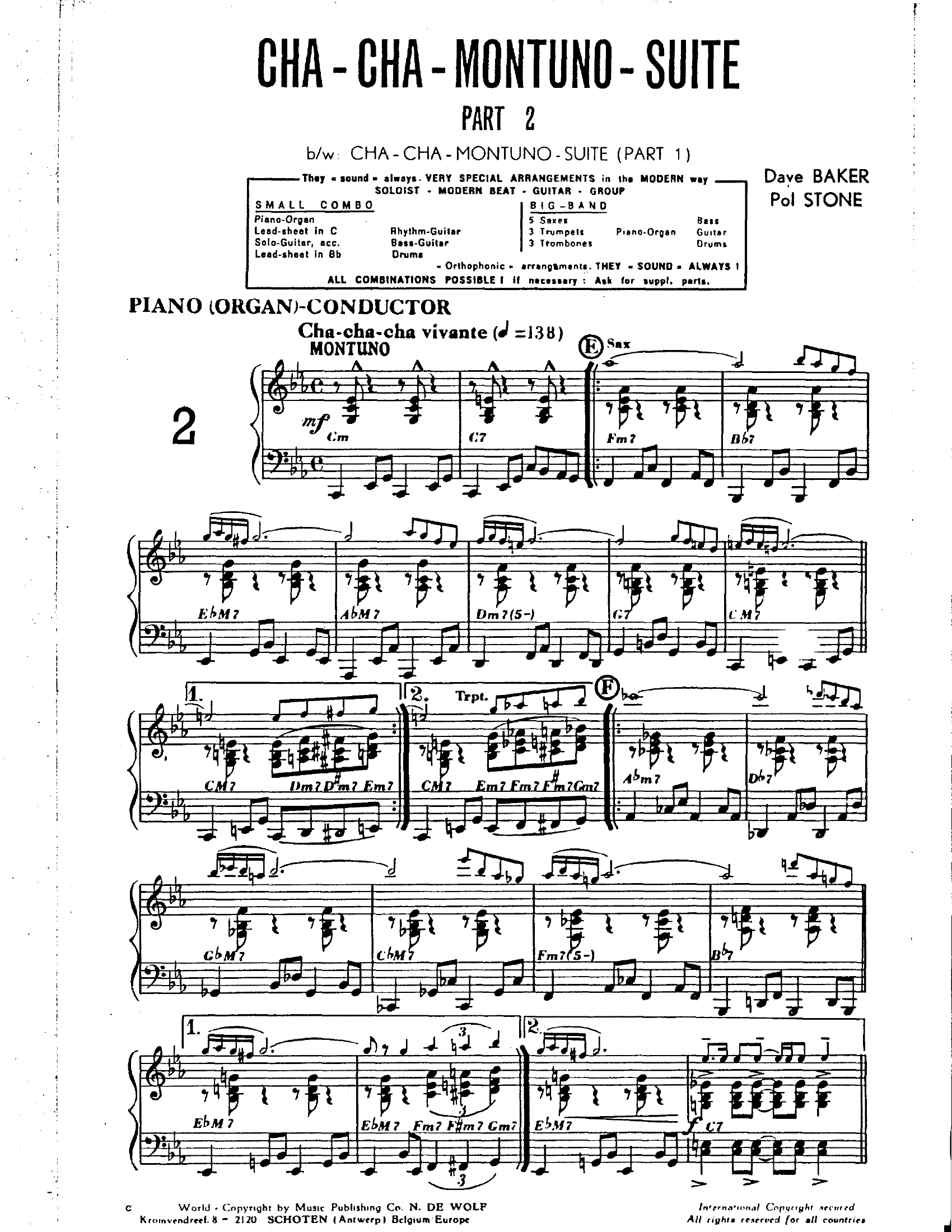 Cha Cha Montuno 2 (Dave Baker)