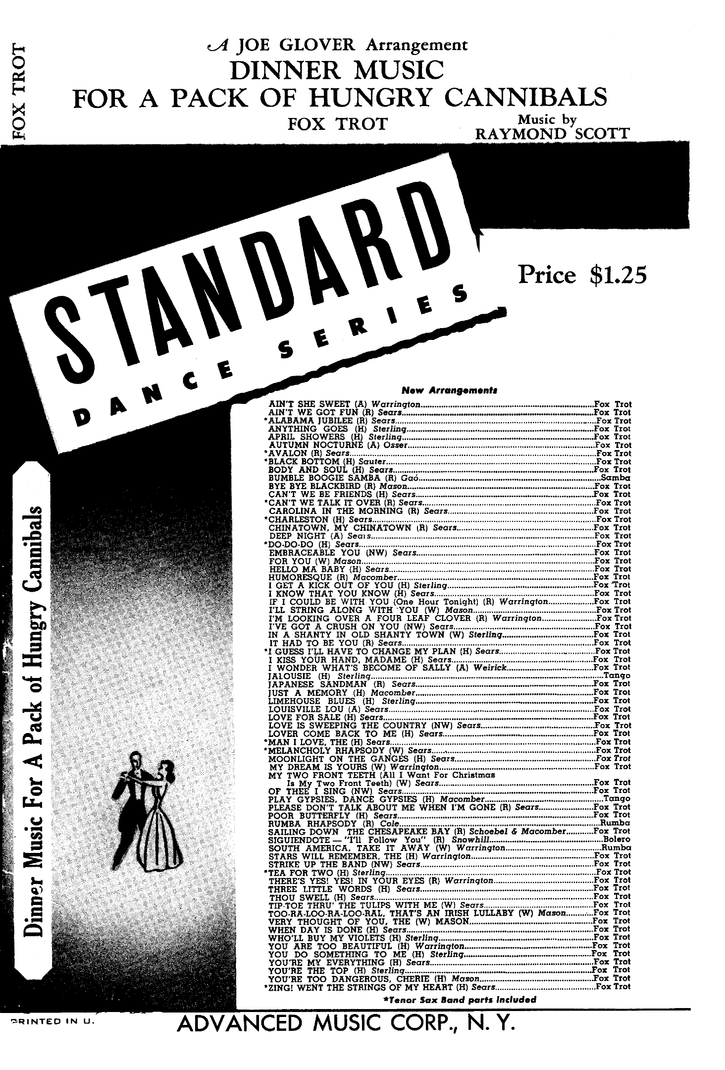 Dinner Music For A Pack Of Hungry Cannibals (Joe Glorver)