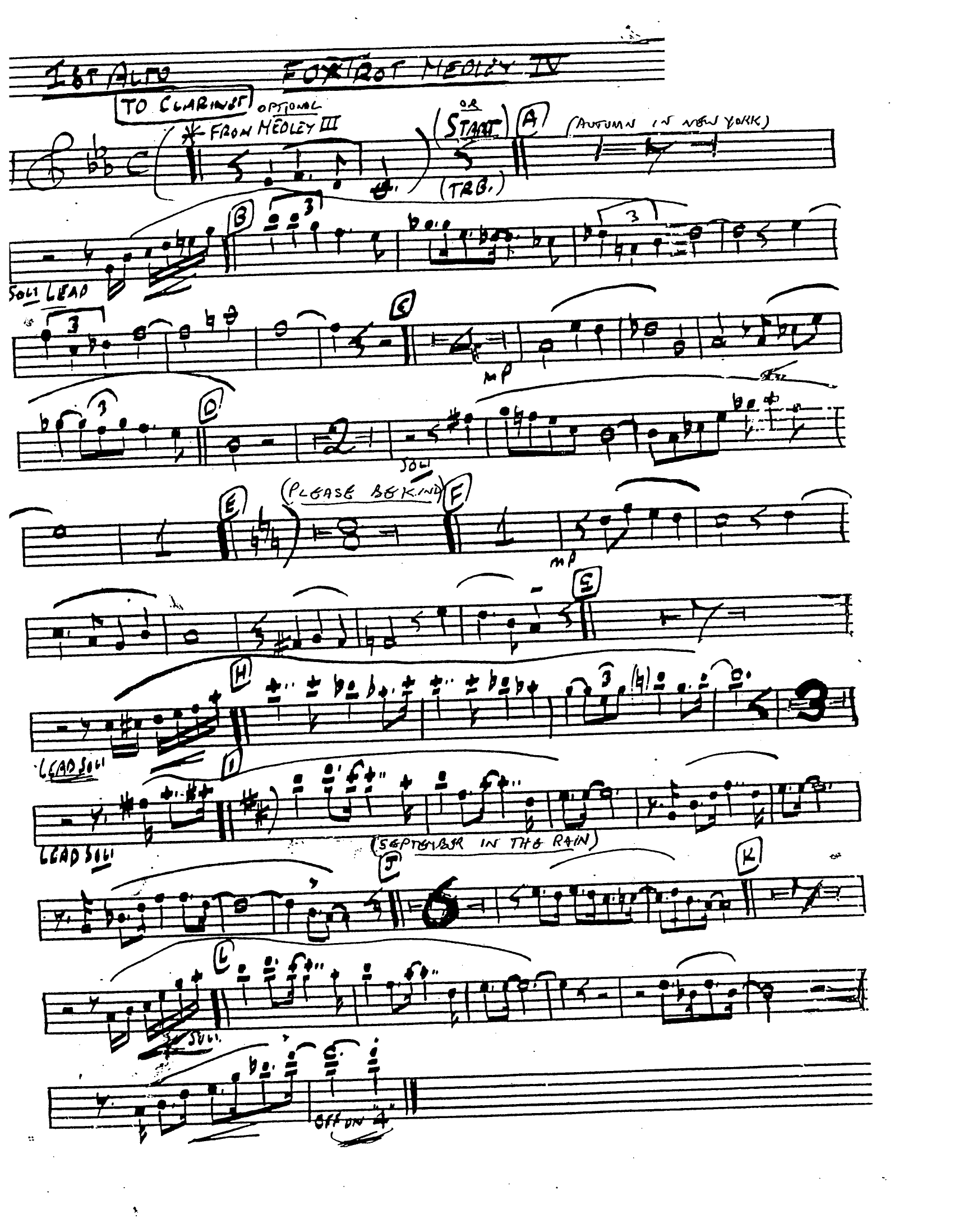 Foxtrot Medley IV (R.Anthony)