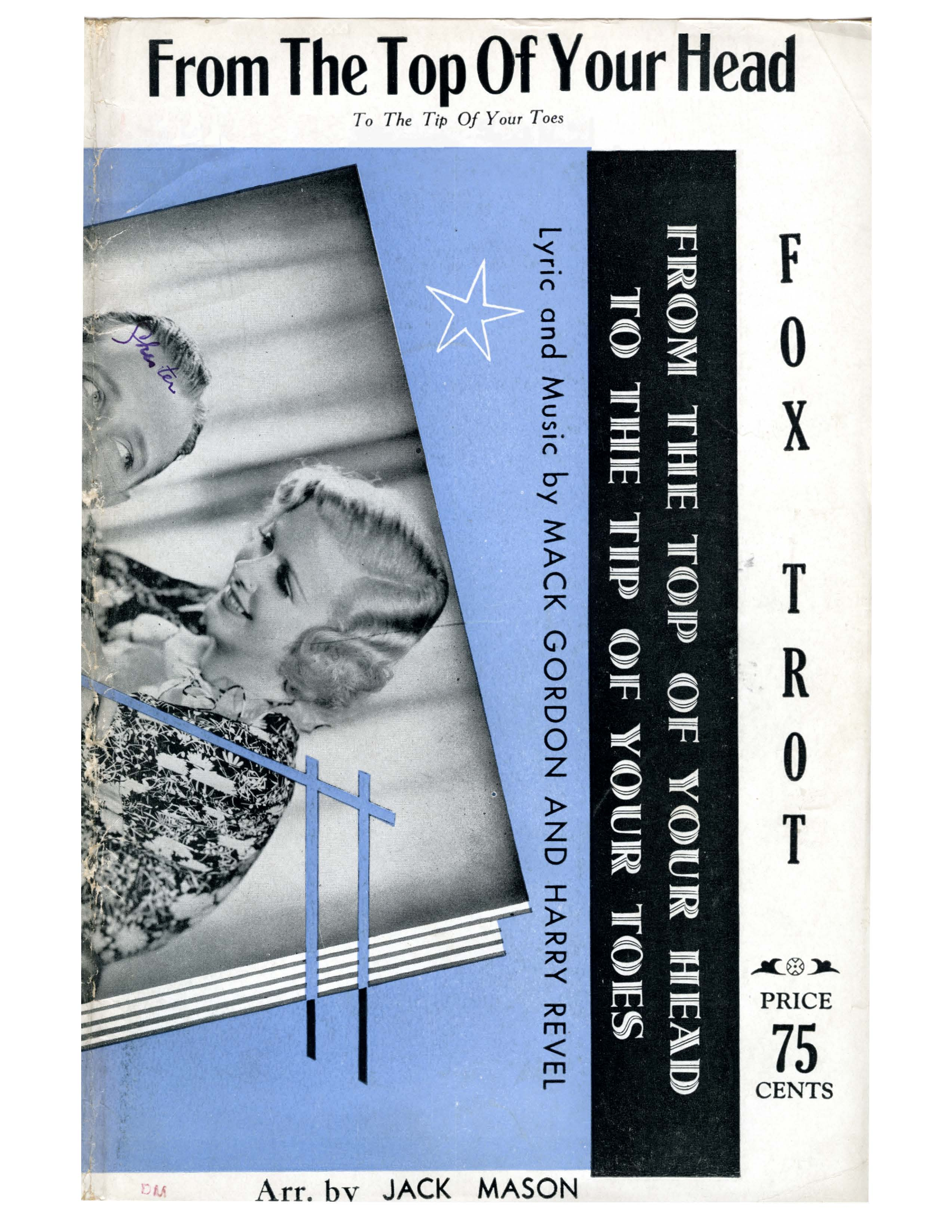 From The Top Of Your Head (arr.Art McKay) Vocal Trio - Foxtrot