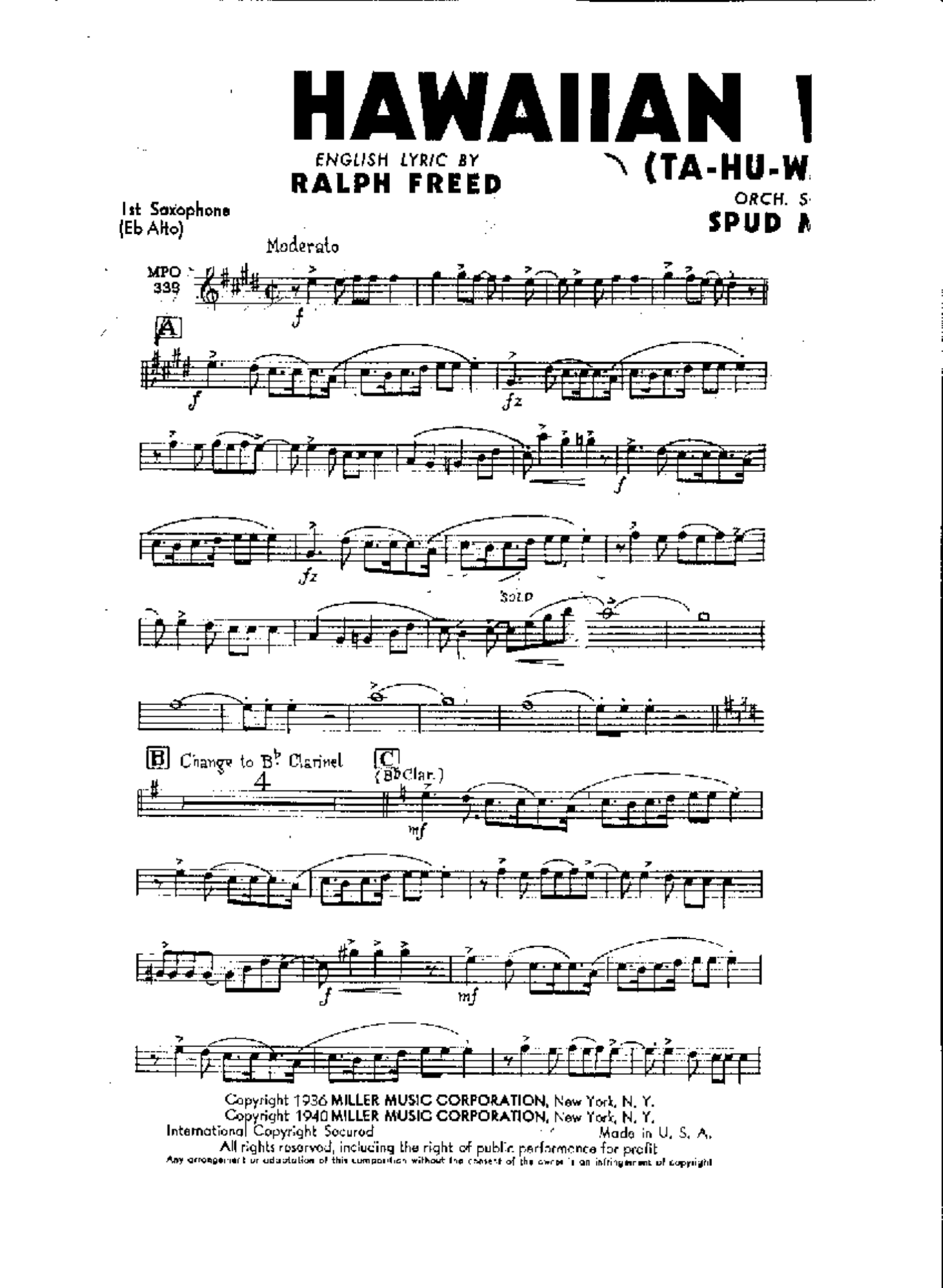 Hawaiian War Chant (S.Murphy)