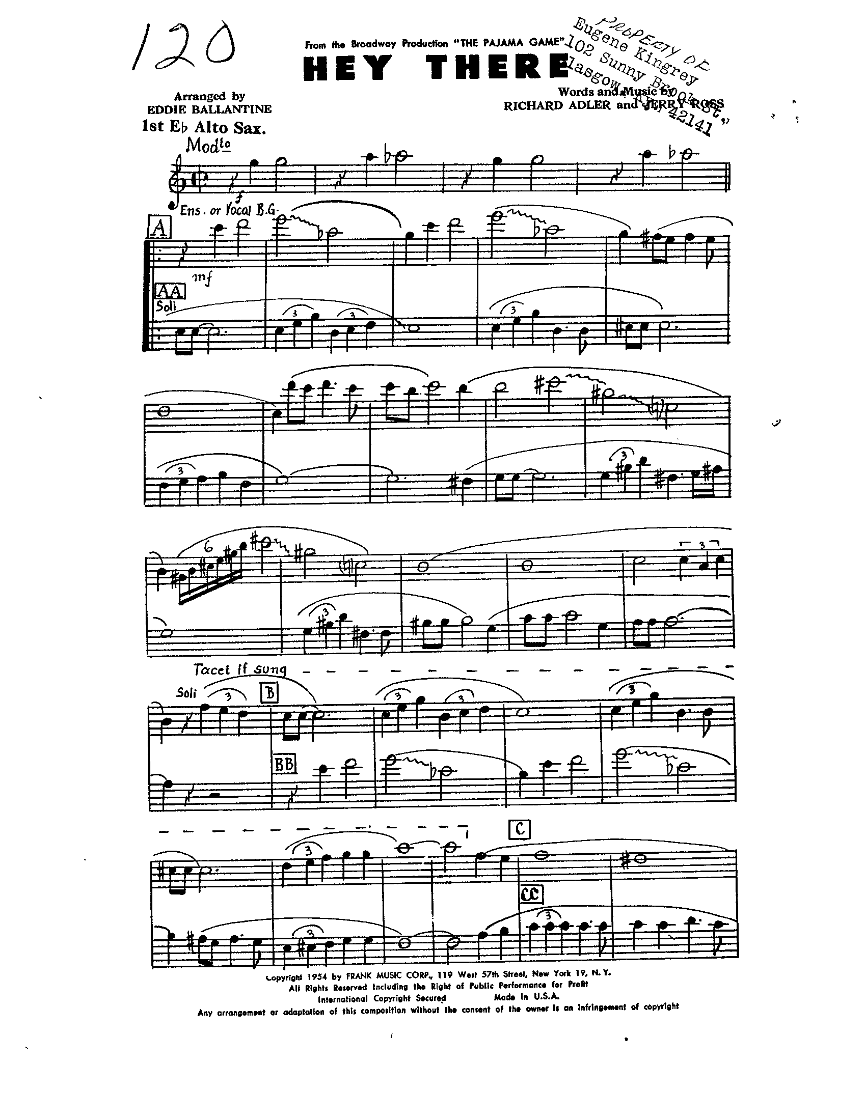 Hey There (E.Ballantine)