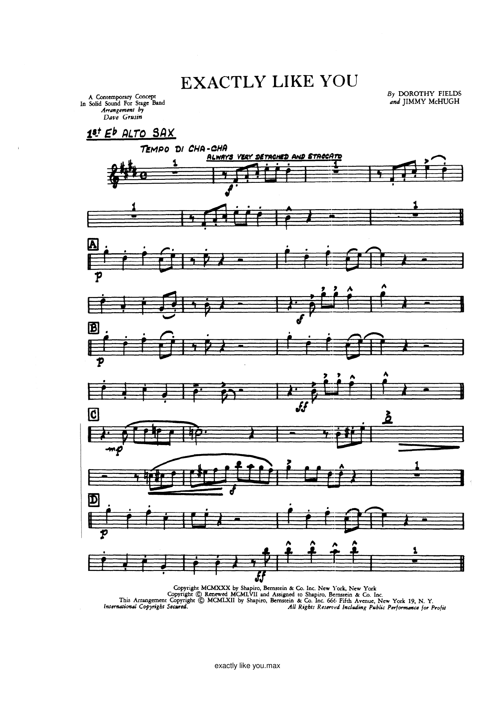 Exactly Like You (D.Grusin)