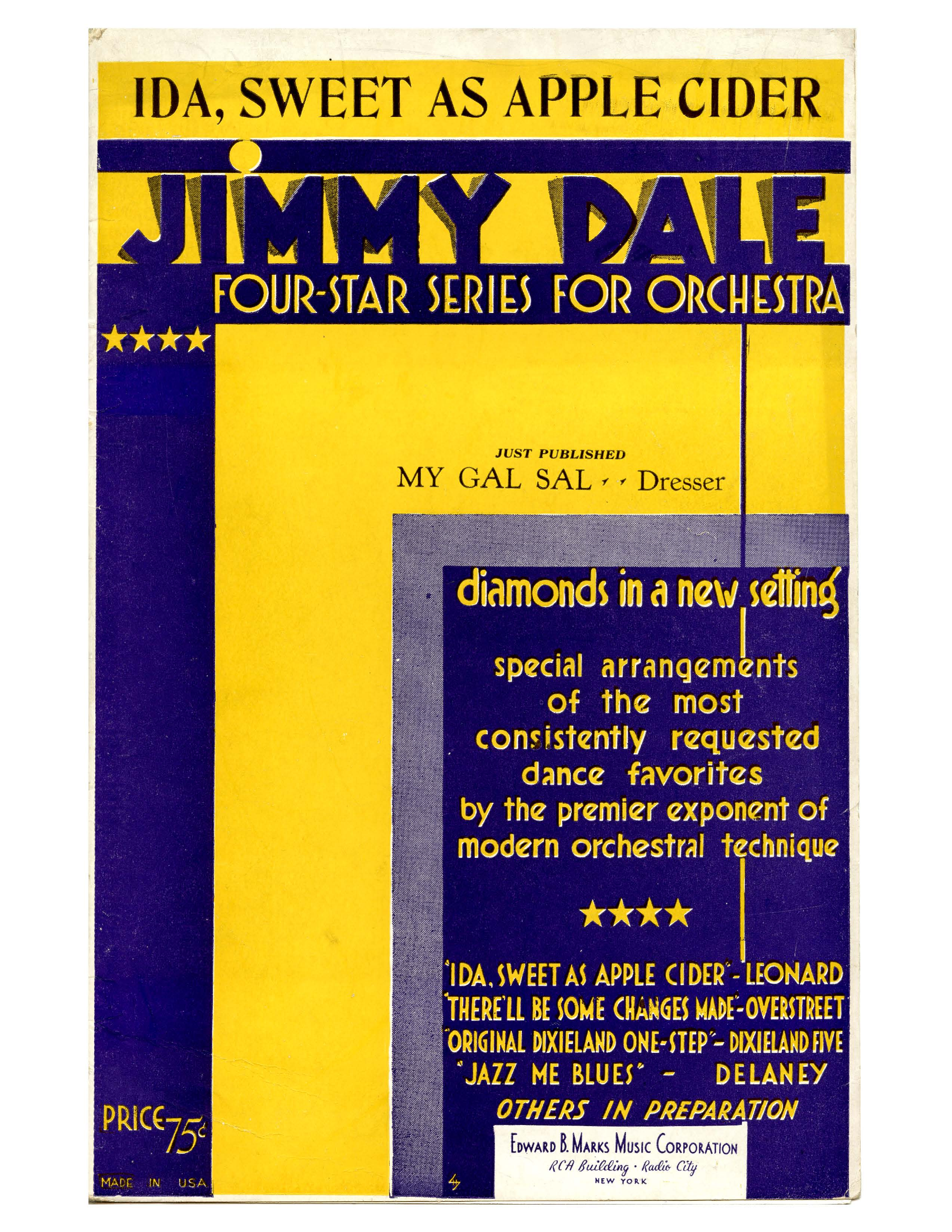 Ida, Sweet As Apple Cider (J.Dale) - Violins - Foxtrot