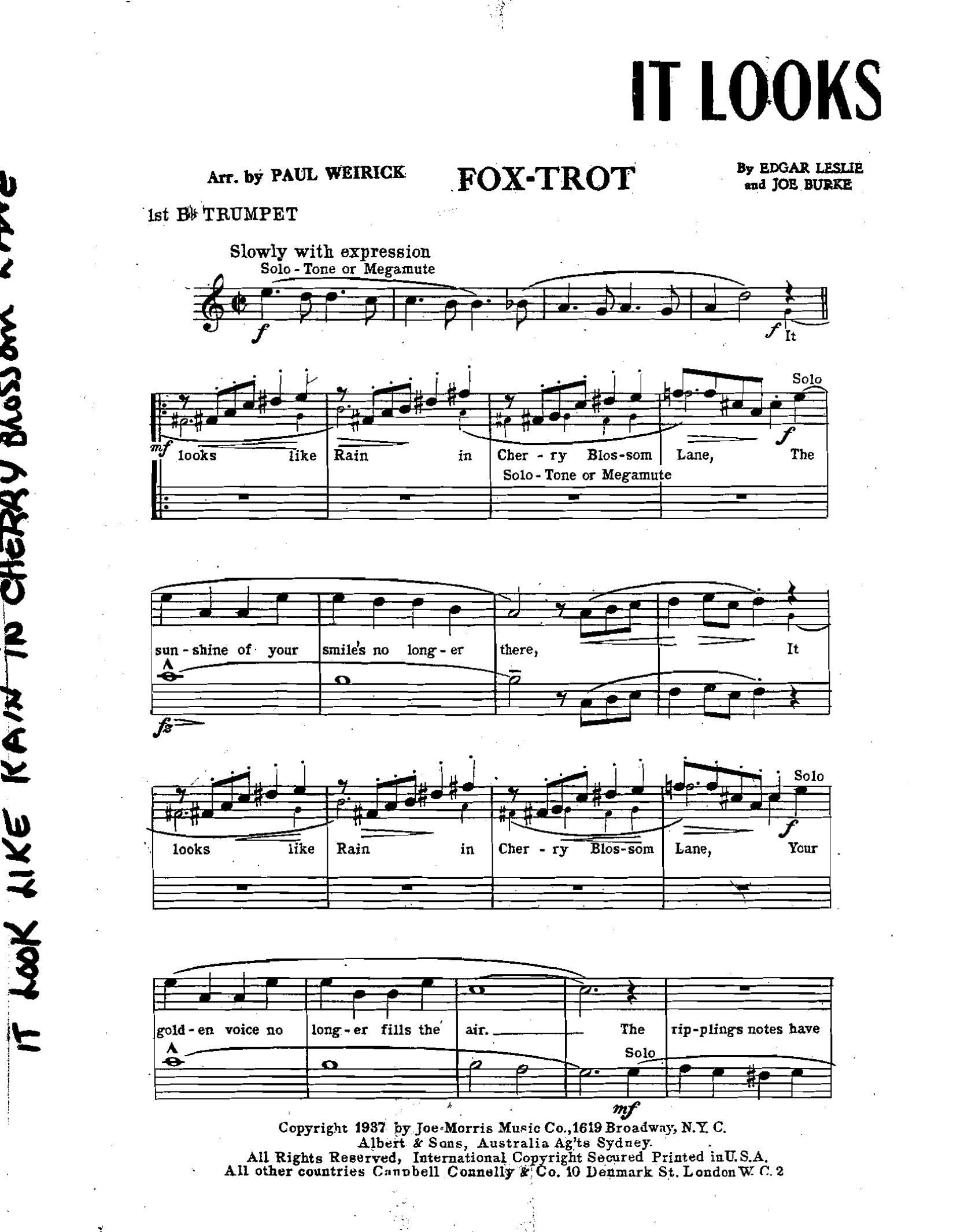 It Looks Like Rain On Cherry Blossom Lane (P.Weirick)