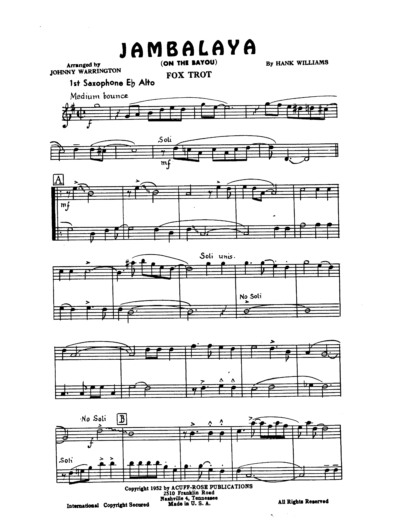 Jambalaya (J.Warrington)