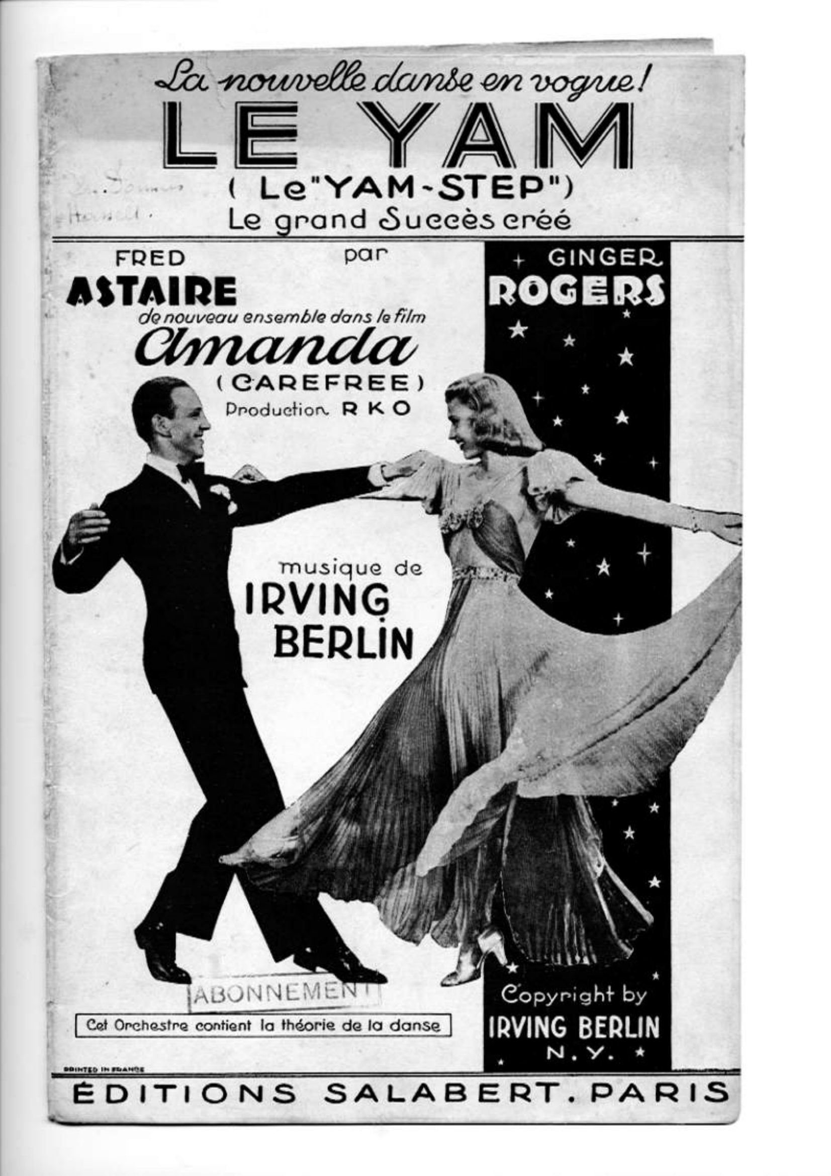 Le Yam (Irvin Berlin - Fred Astaire)