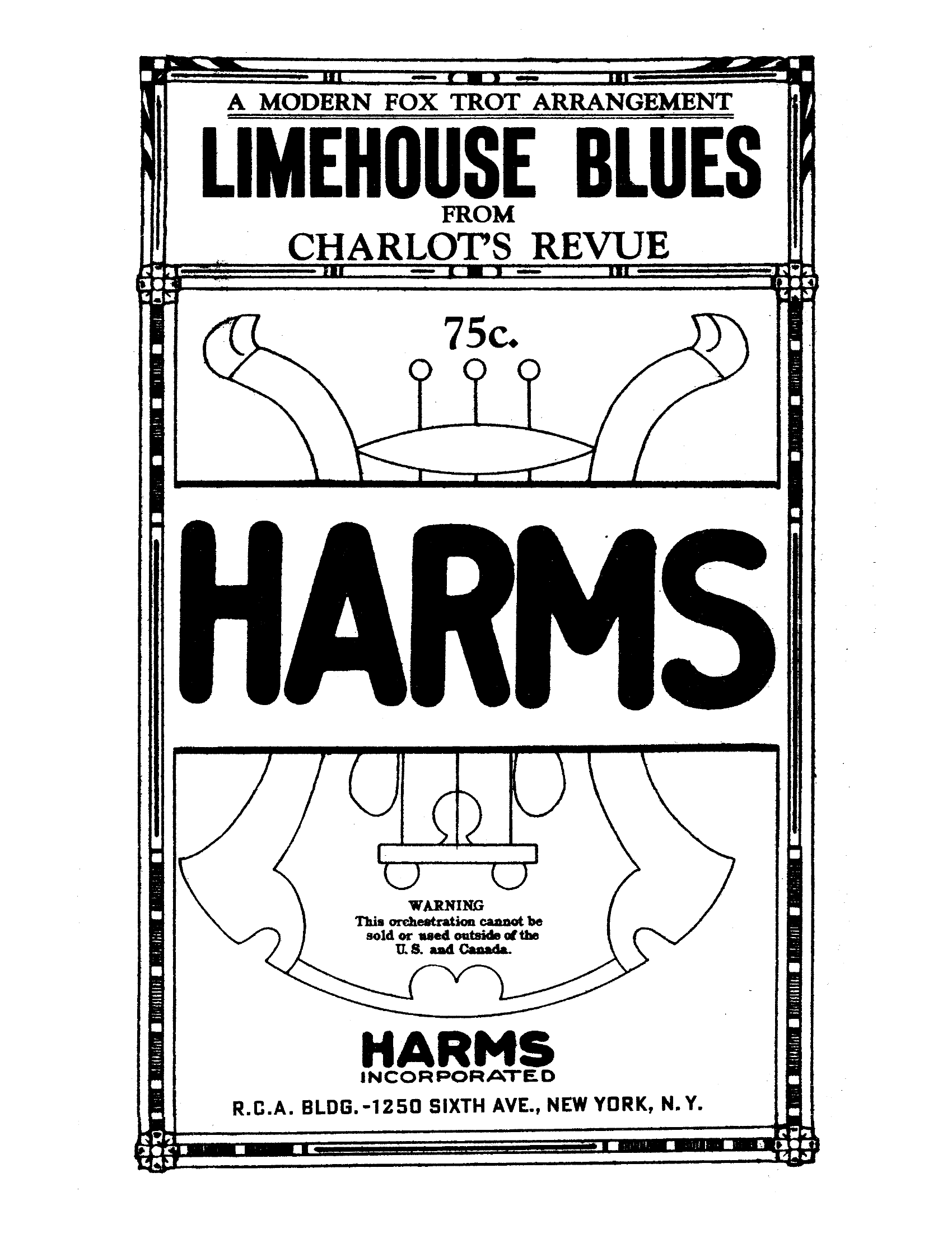 Limehouse Blues (W.Paul) - Violins - Foxtrot