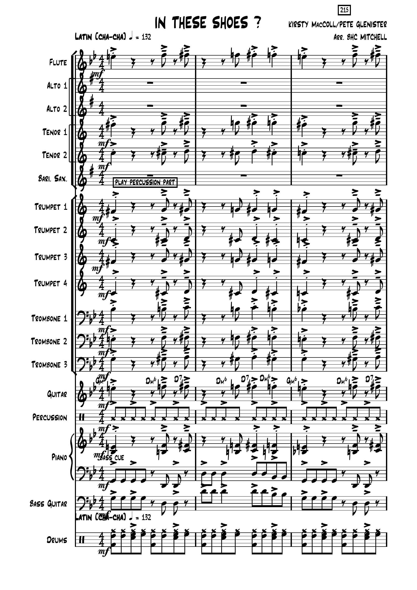 In These Shoes (B.Mitchell) Cha Cha