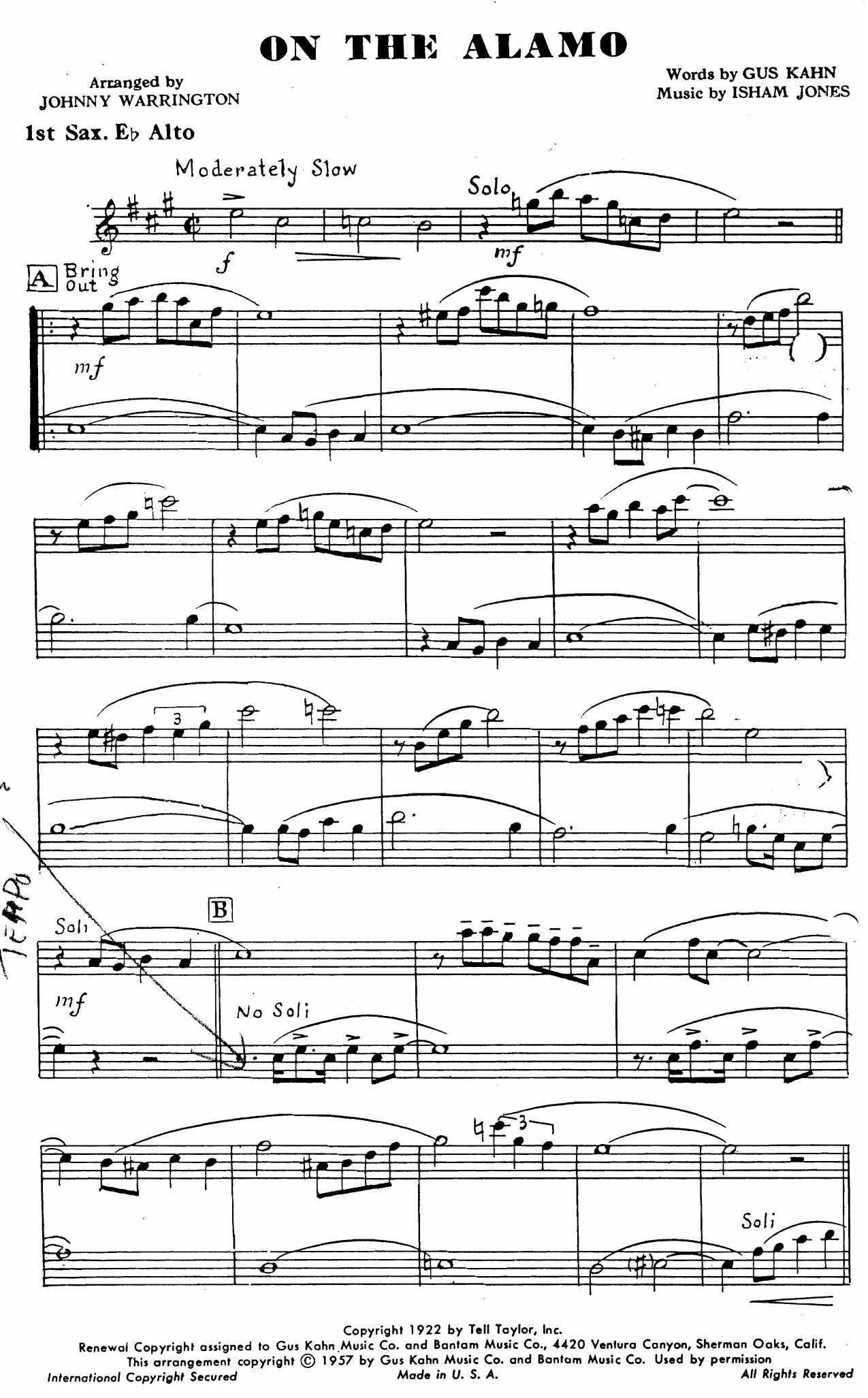 On The Alamo (J.Warrington)