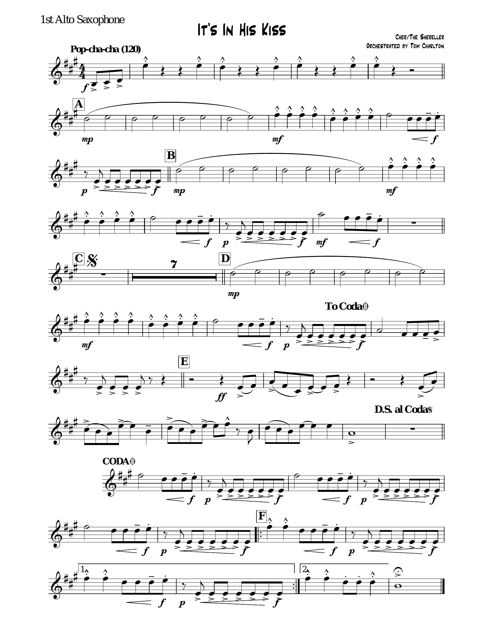 It's In His Kiss-Pop Cha Cha