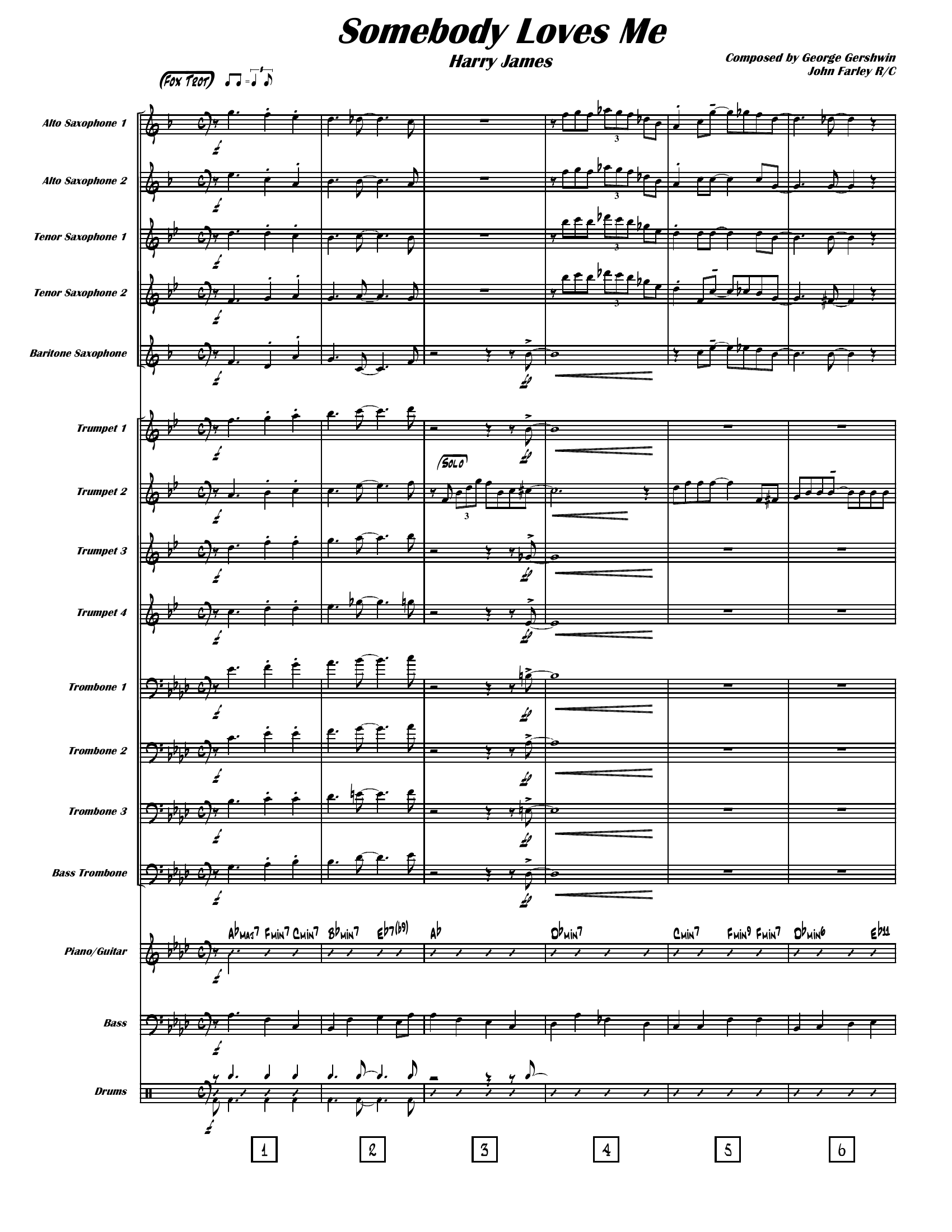 Somebody Loves Me (J.Farley) H.James