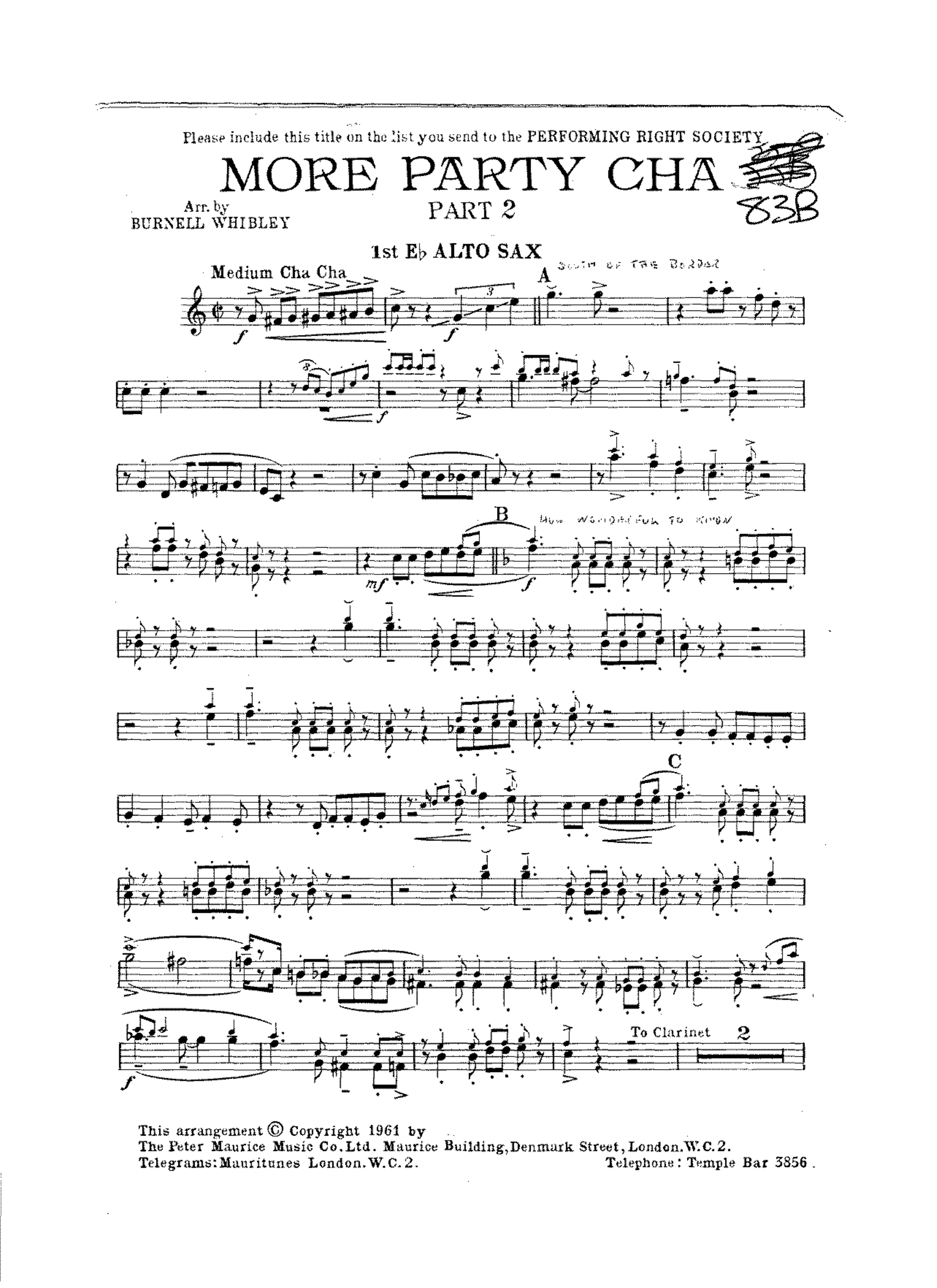 More Party Cha - 2 - Burney Whibley - Cha-Cha