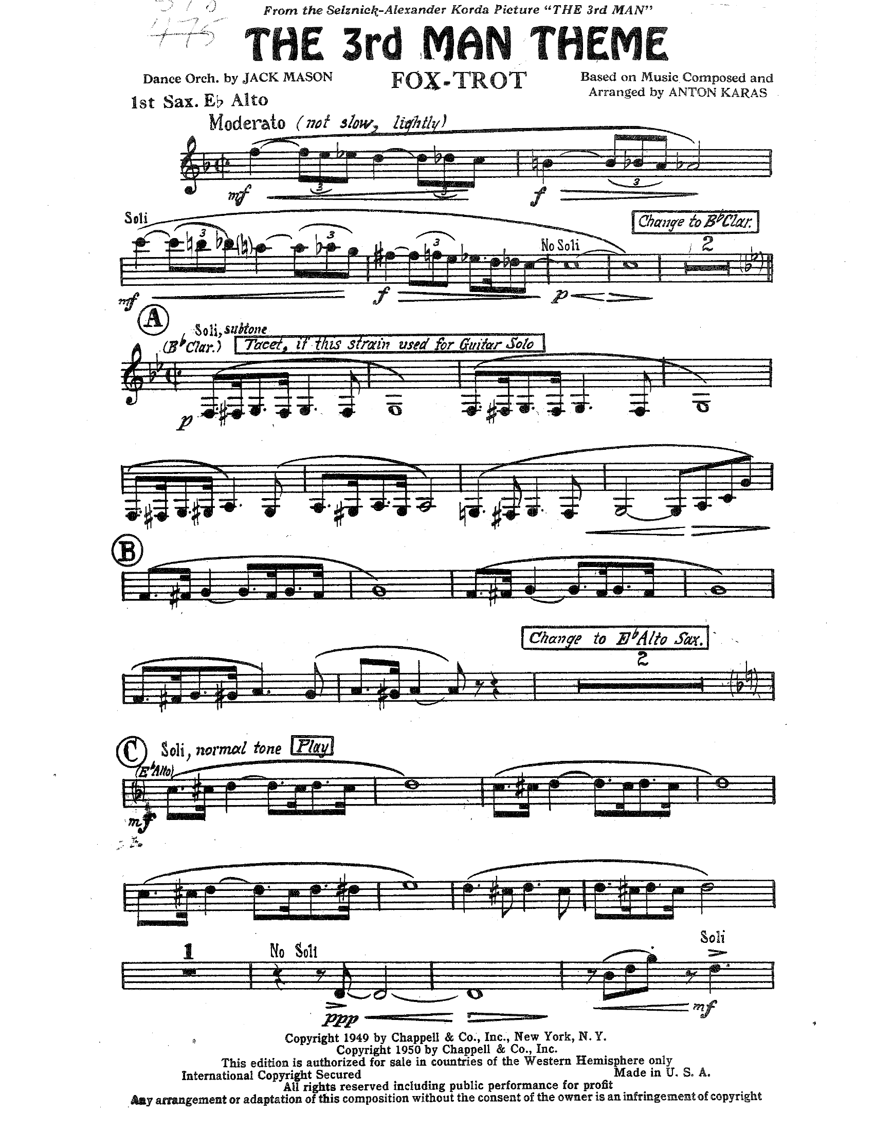 The 3rd Man Theme (J.Mason)