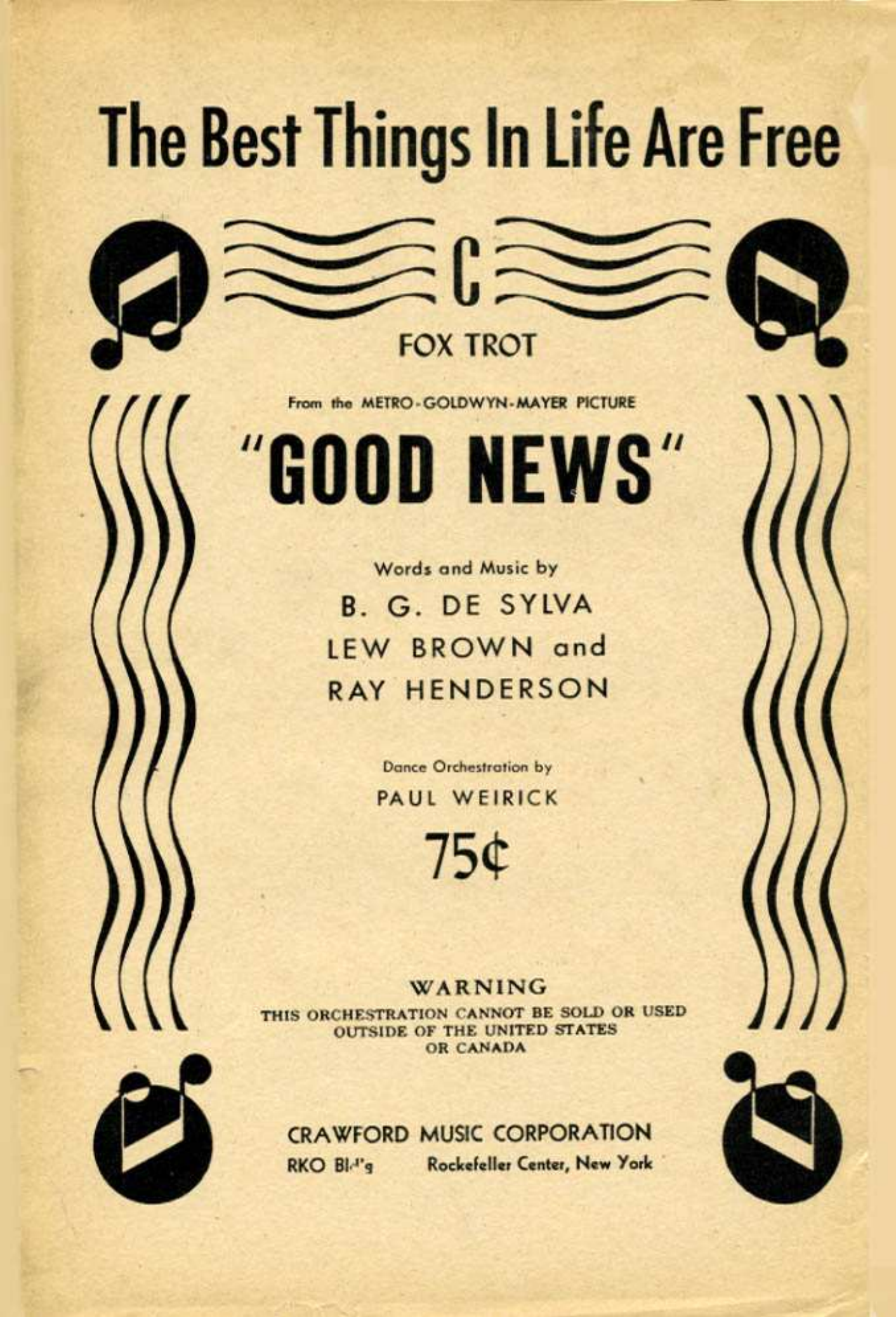 The Best Things In Life Are Free (P.Weirick)