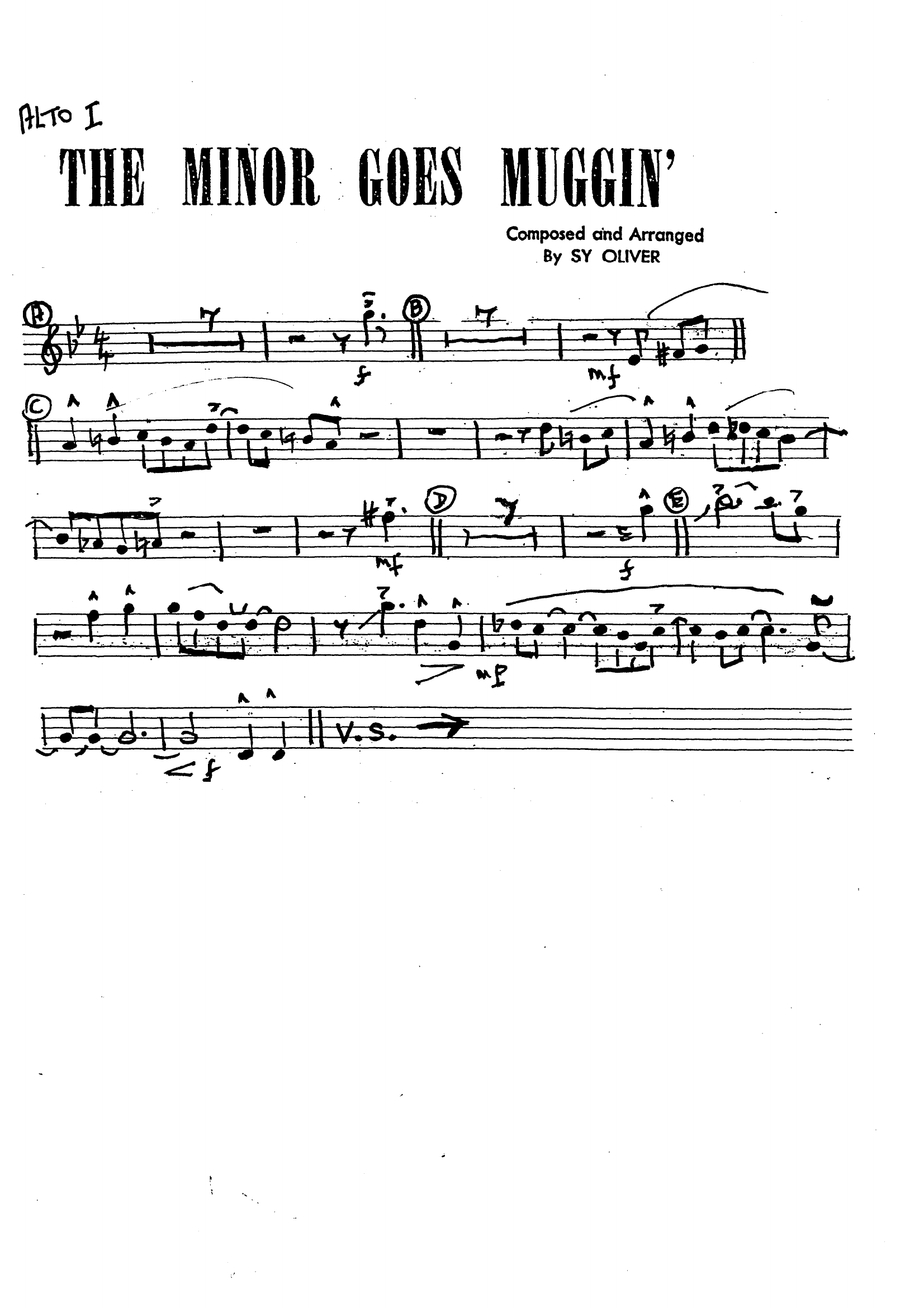 The Minor Goes Muggin' (Sy Oliver)