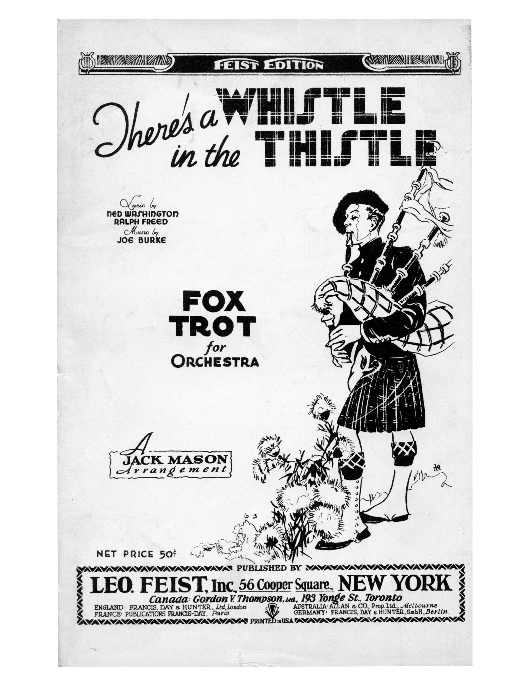 There's A Whistle In The Thistle (J.Mason) - Violins - Foxtrot