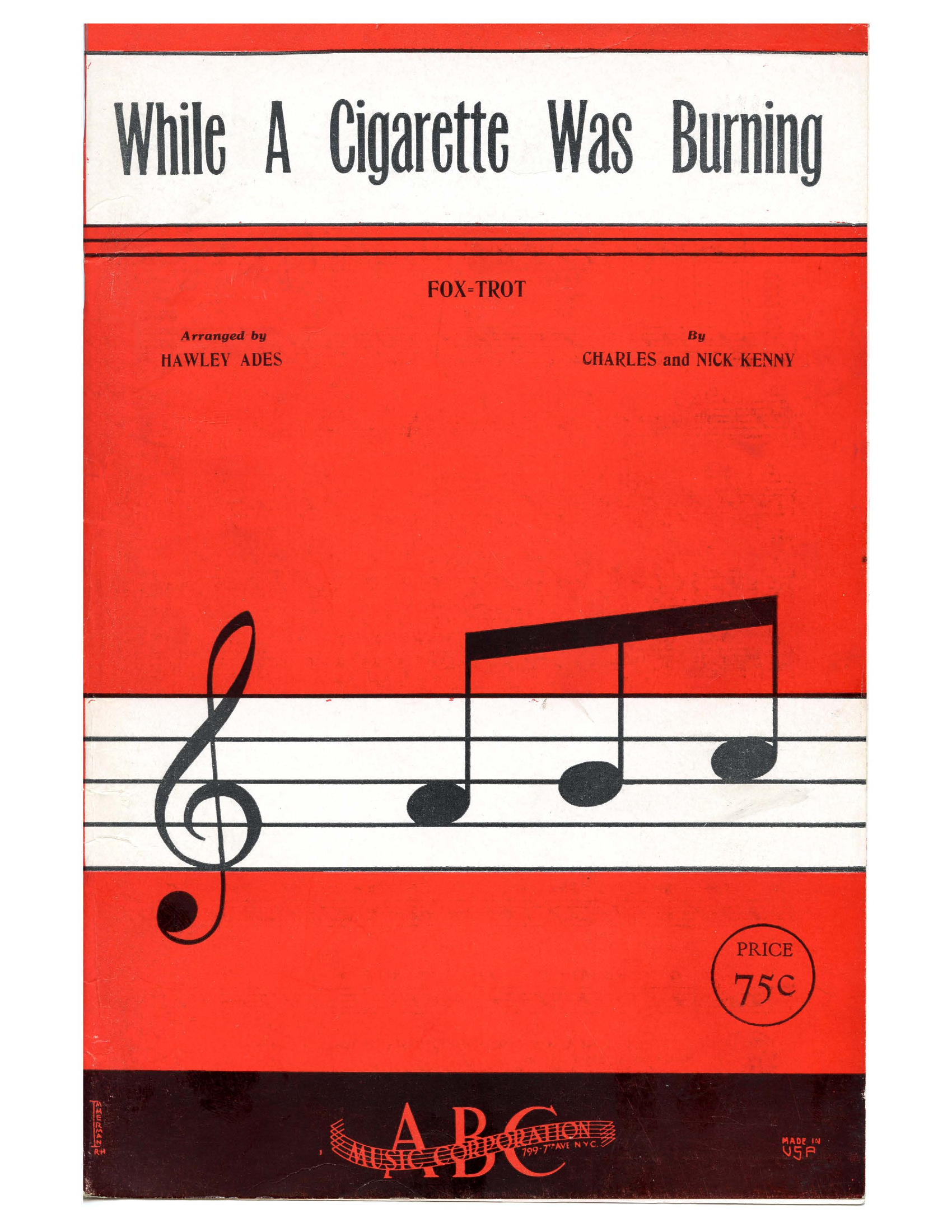 While A Cigarette Was Burning (H.Ades) - Vocal Trio - Violins - Foxtrot