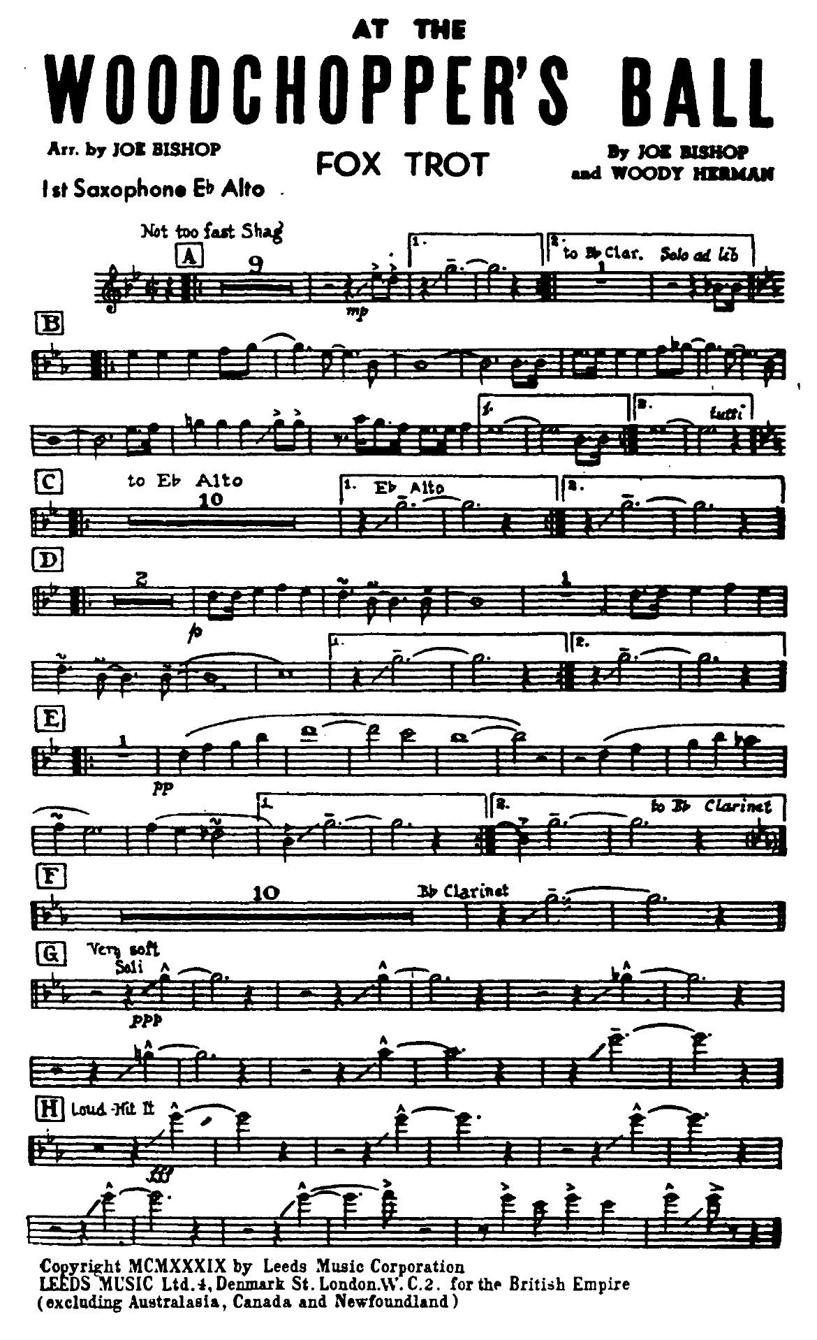 Woodchopper's Ball (J.Bishop) Foxtrot