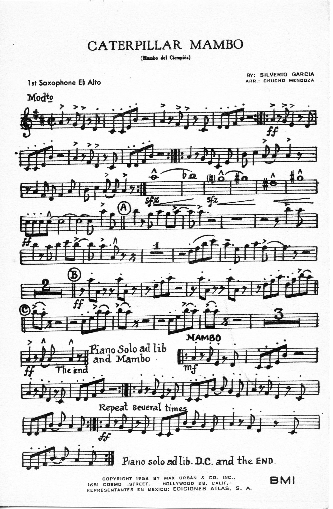 Caterpillar Mambo (C.Mendoza)