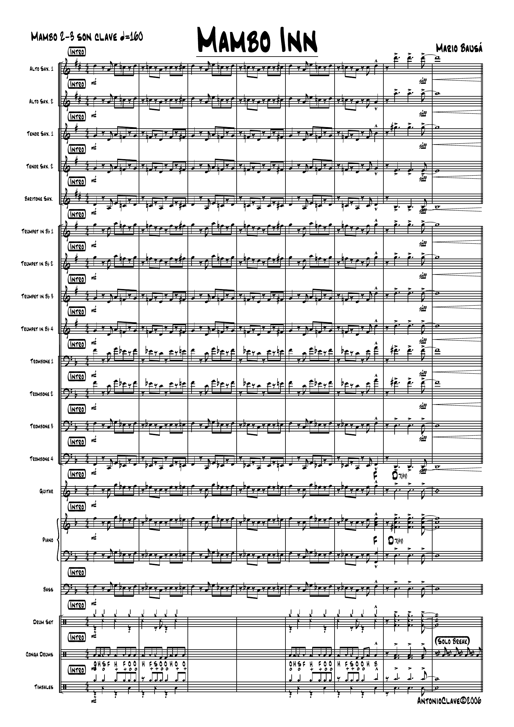 Mambo Inn (Antonio Clave)