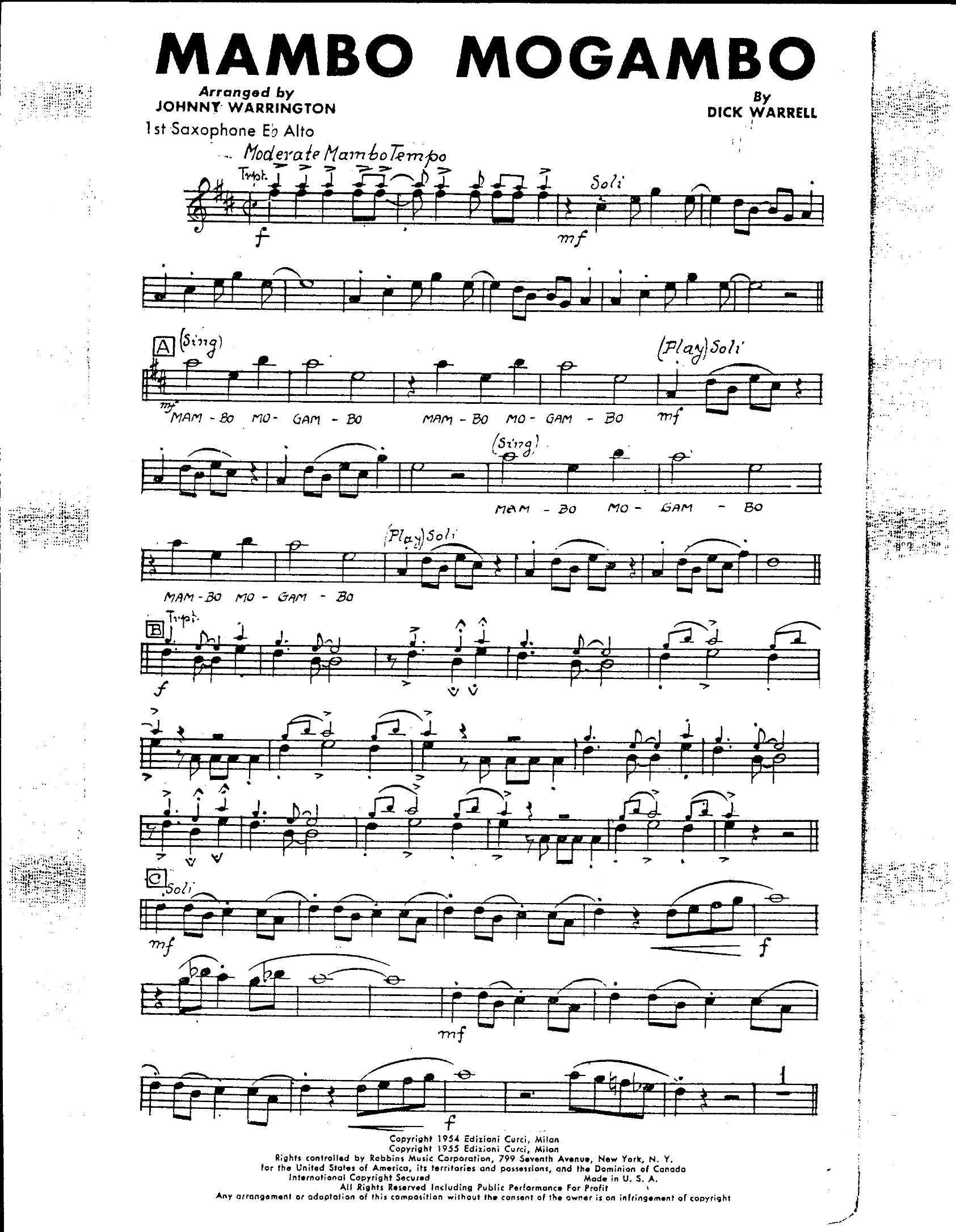 Mambo Mogambo (J.Warrington)