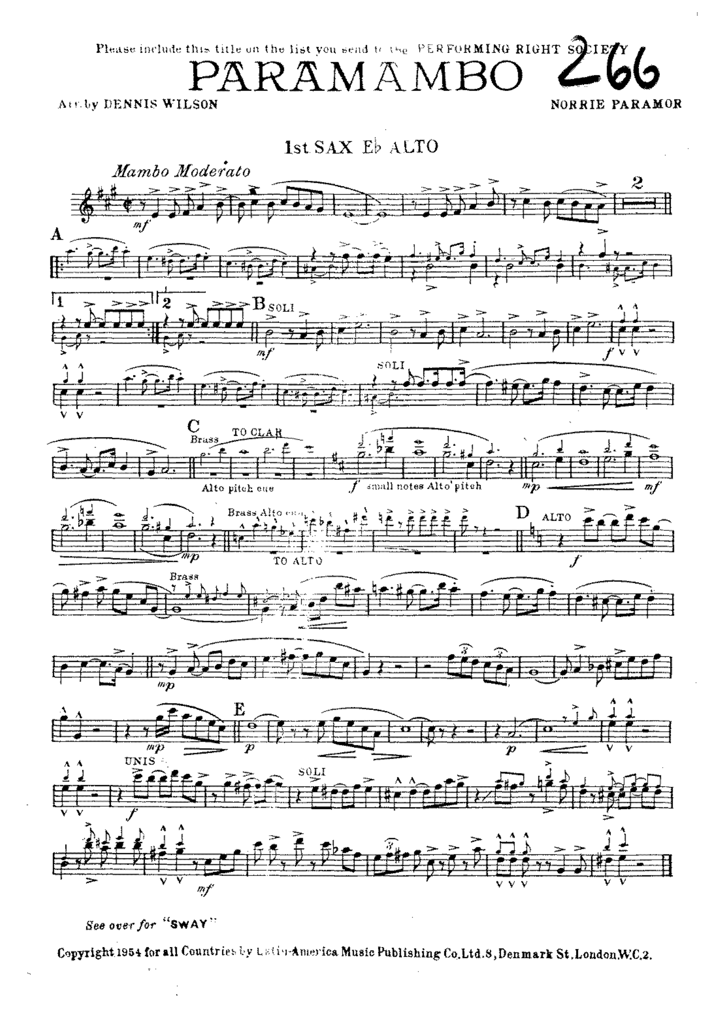 Paramambo (D.Wilson)