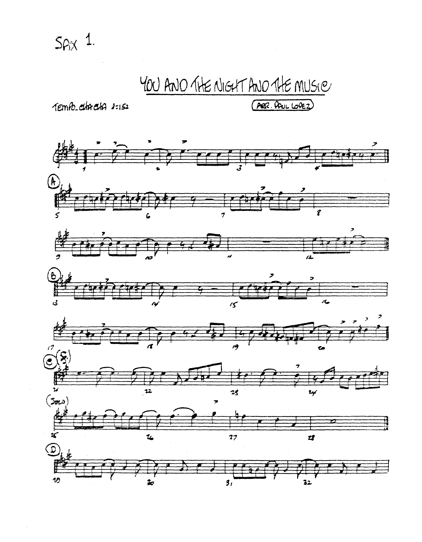 You And The Night And The Music (P.Lopez)