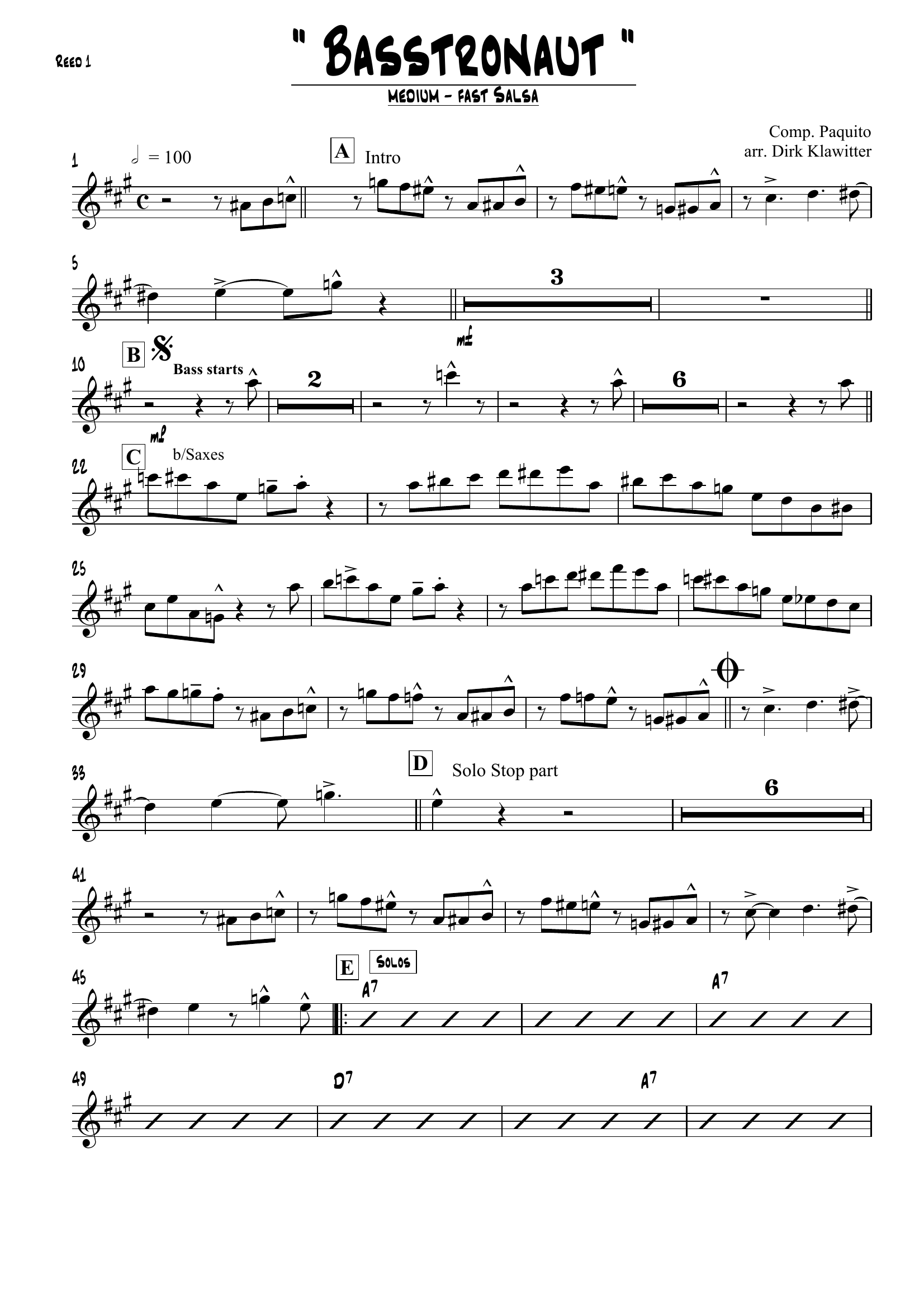 Basstronaut (D.Klawitter) salsa