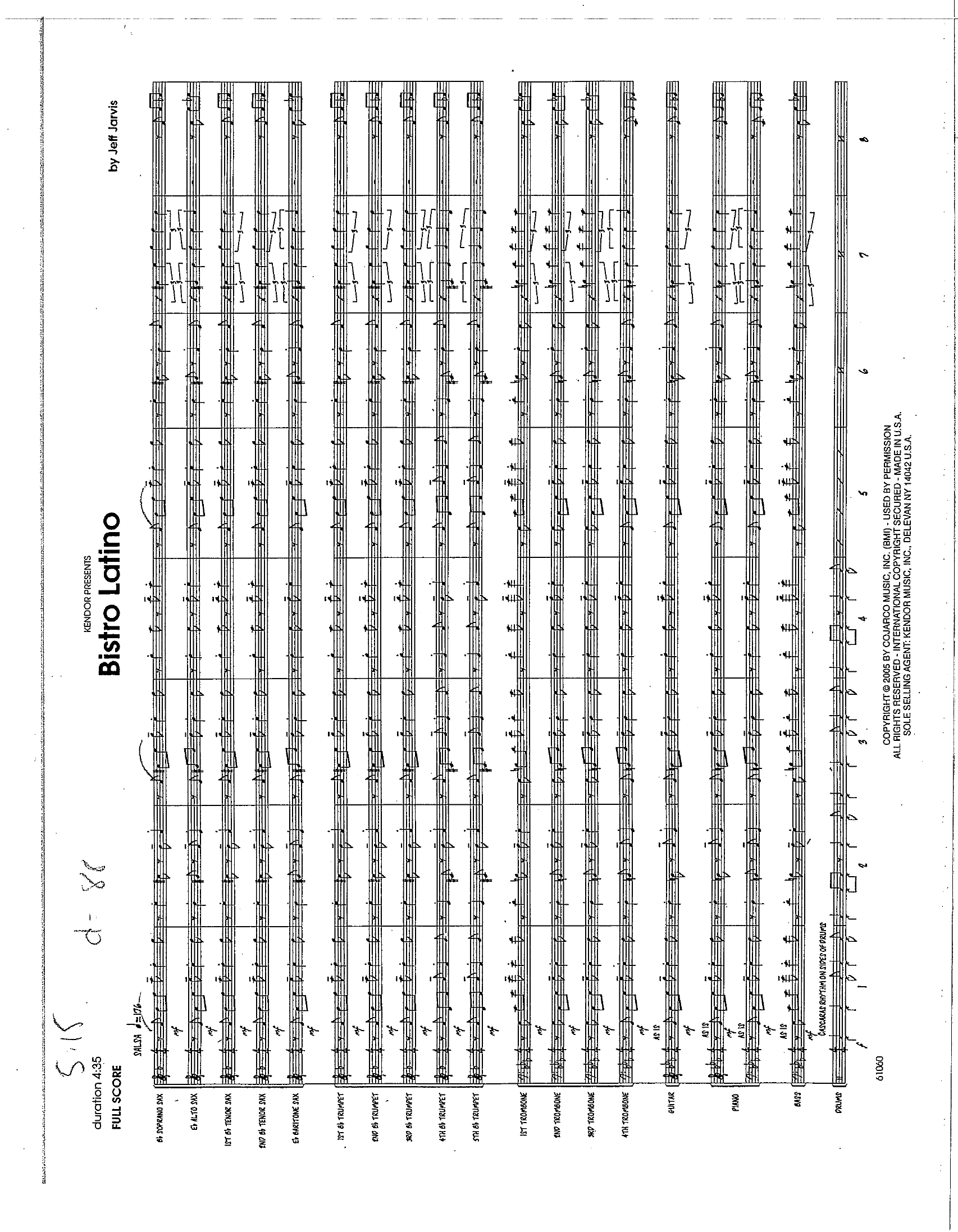 Bistro Latino (J.Jarvis) salsa