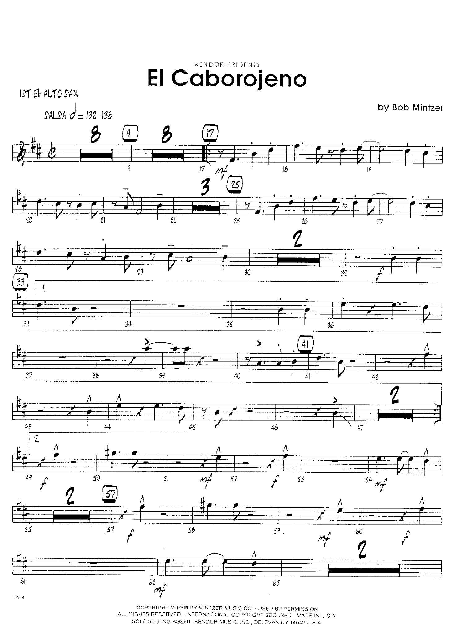 El Caborojeno (B.Mintzer) salsa