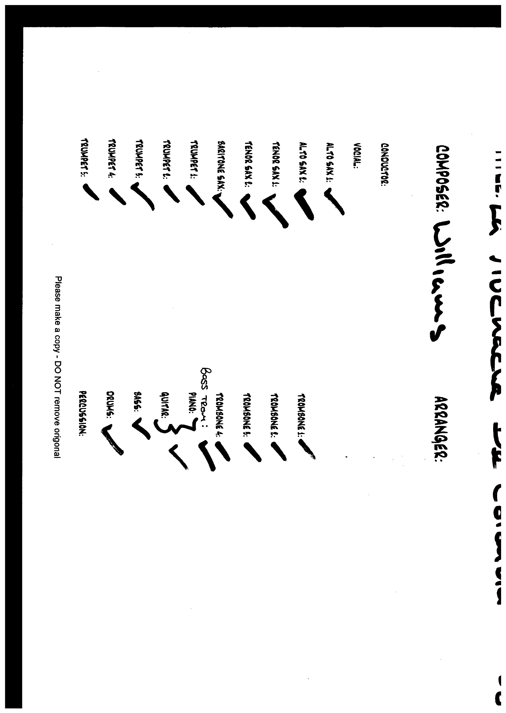 La Muchacha De Colombia (M.Williams) salsa