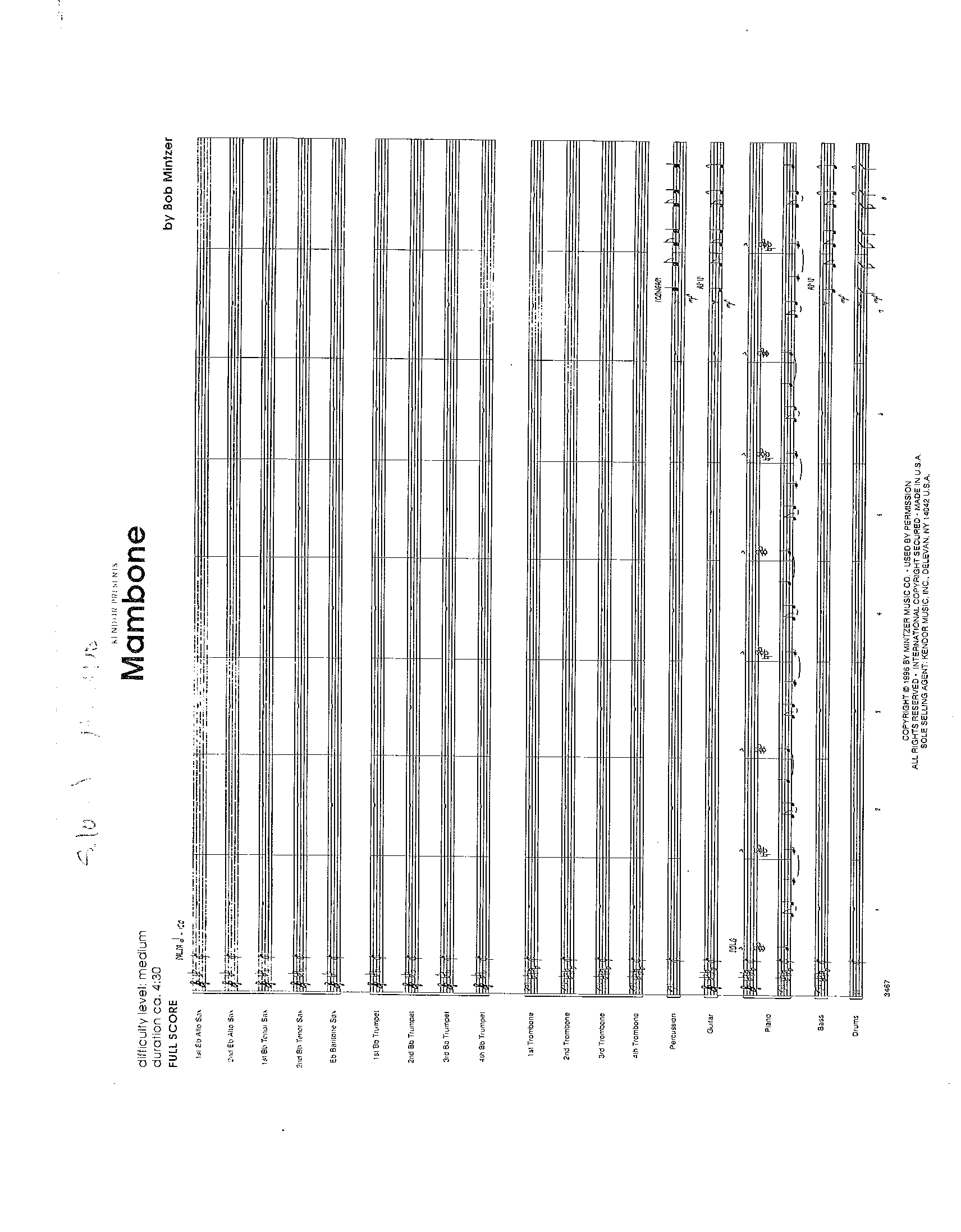 Mambone (B.Mintzer) salsa