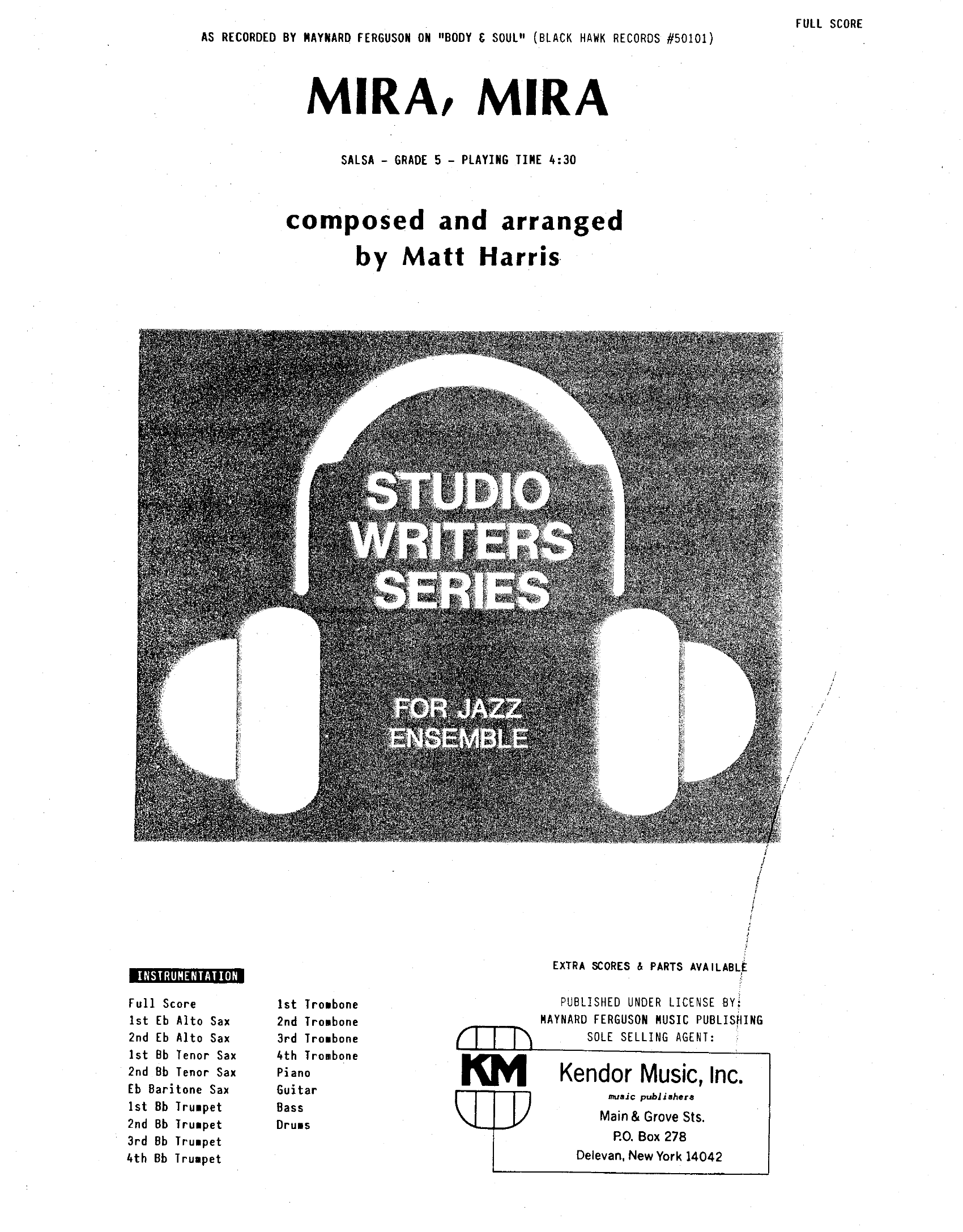 Mira Mira (M.Harris) salsa