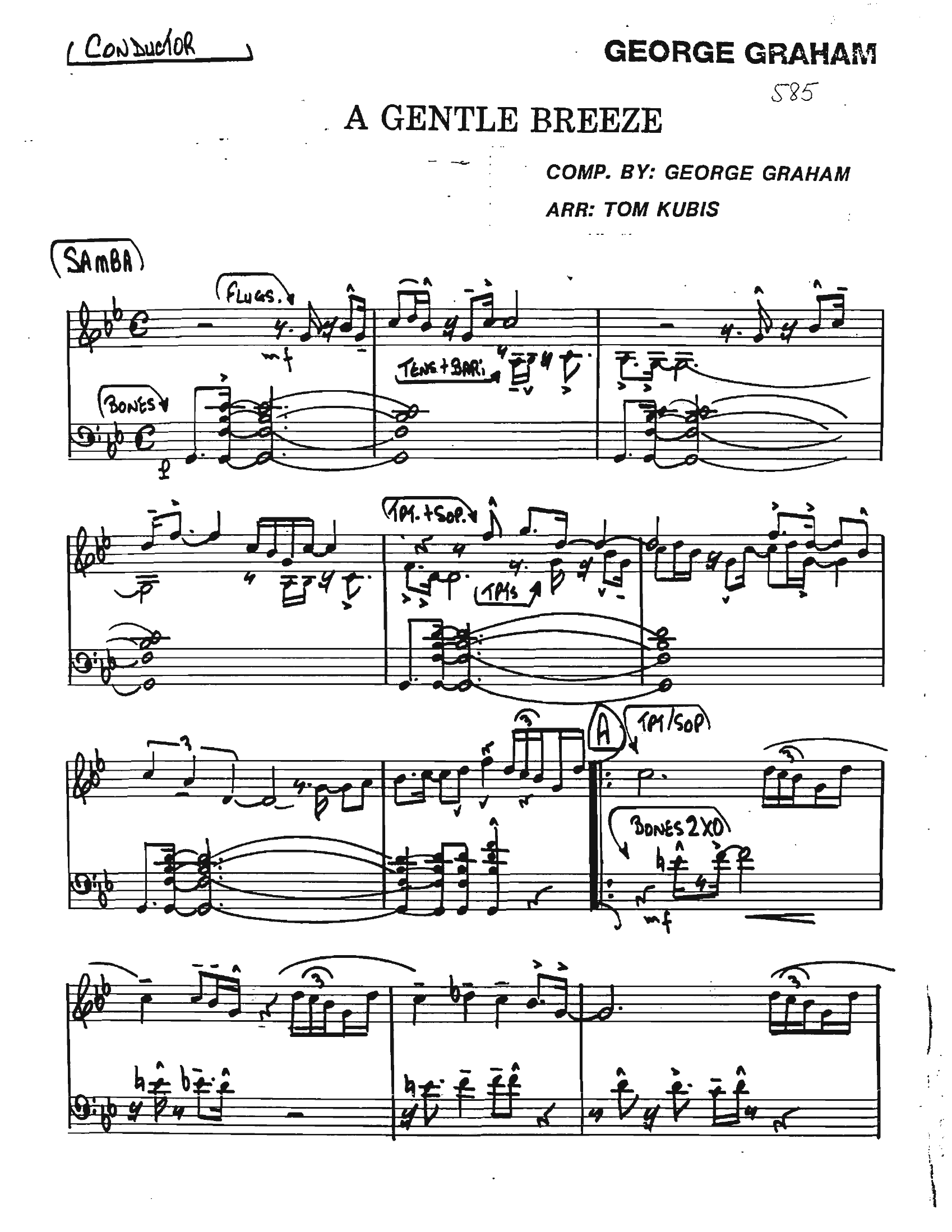 A Gentle Breeze (T.Kubis) Samba