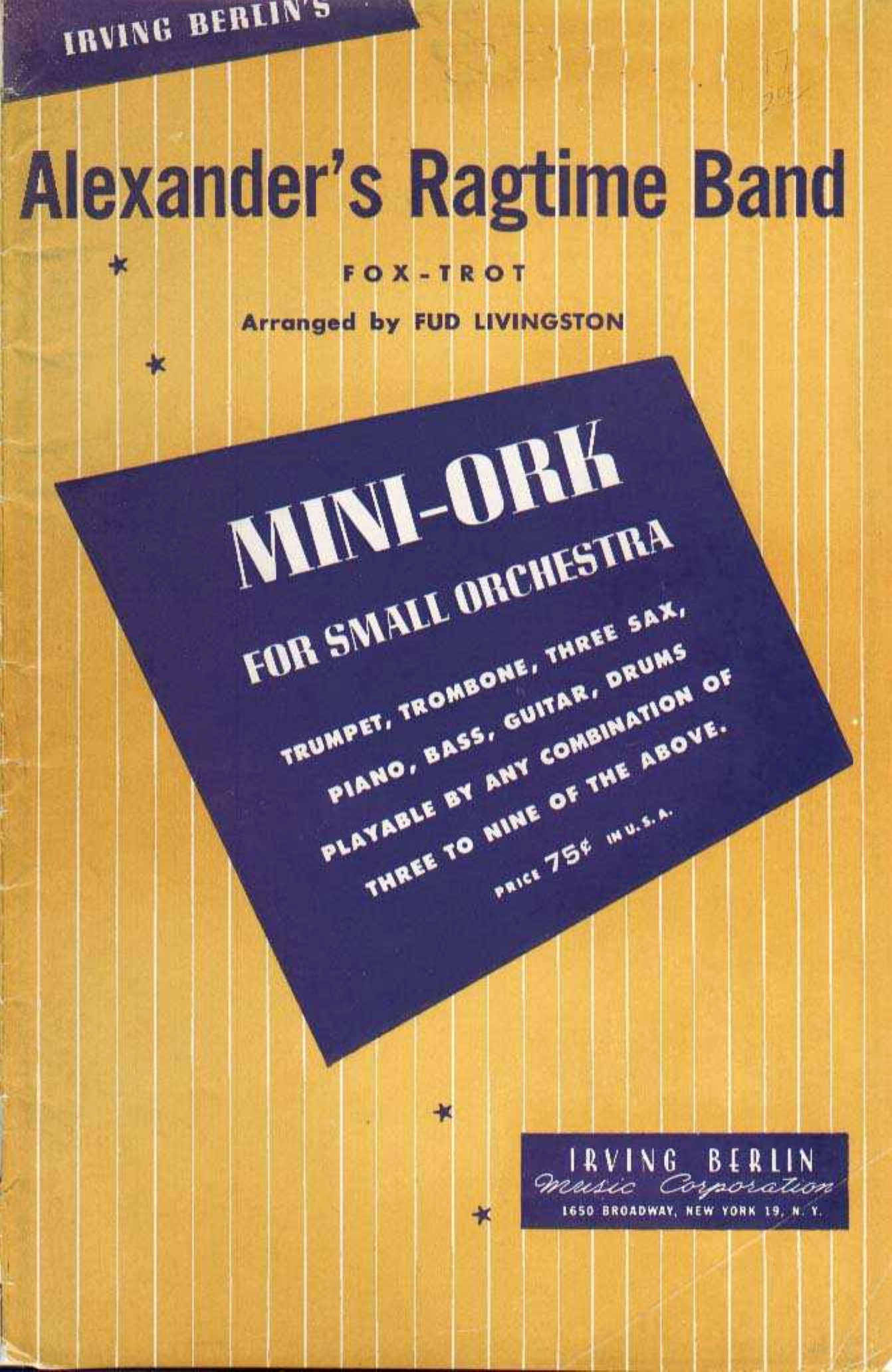 Alexander's Ragtime Band (F.Livingston)