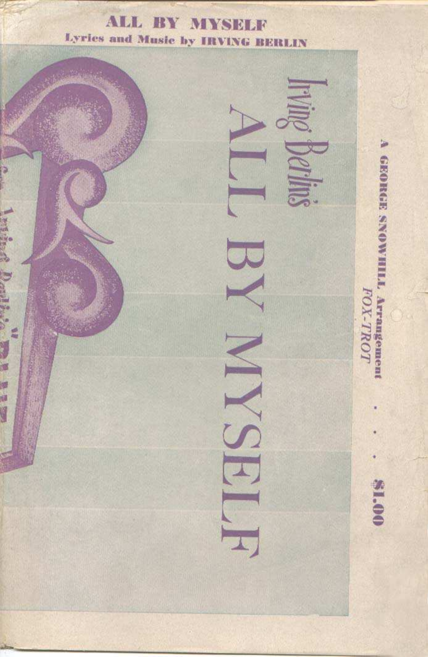 All By Myself (G.Snowhill)